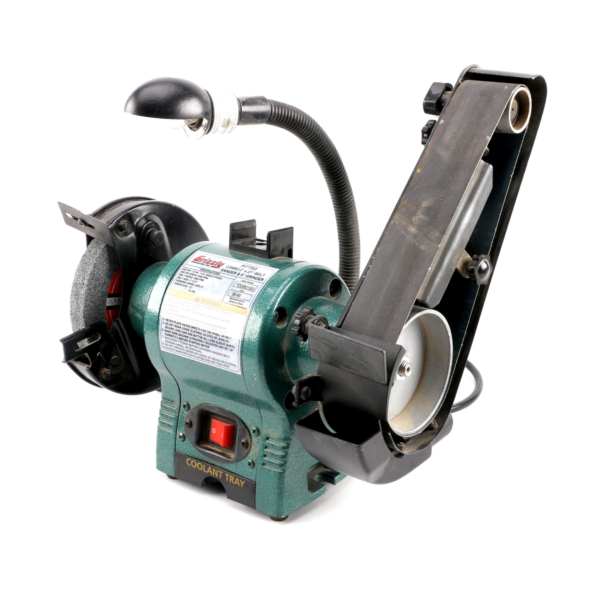 Grizzly Industrial Model H7760 Combination Belt Sander and Grinder