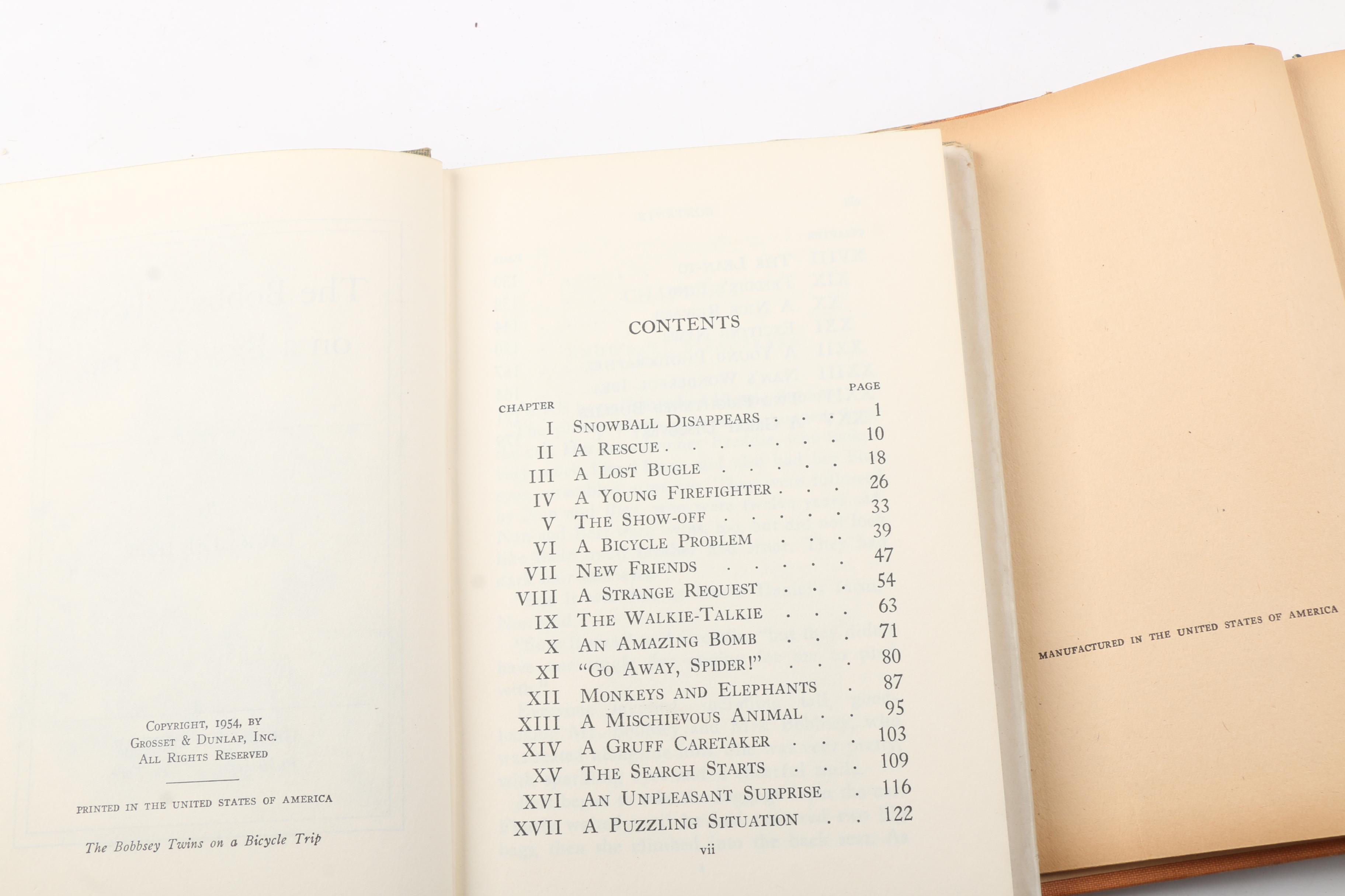 Collection of Vintage "The Bobbsey Twins" Books by Laura Lee Hope