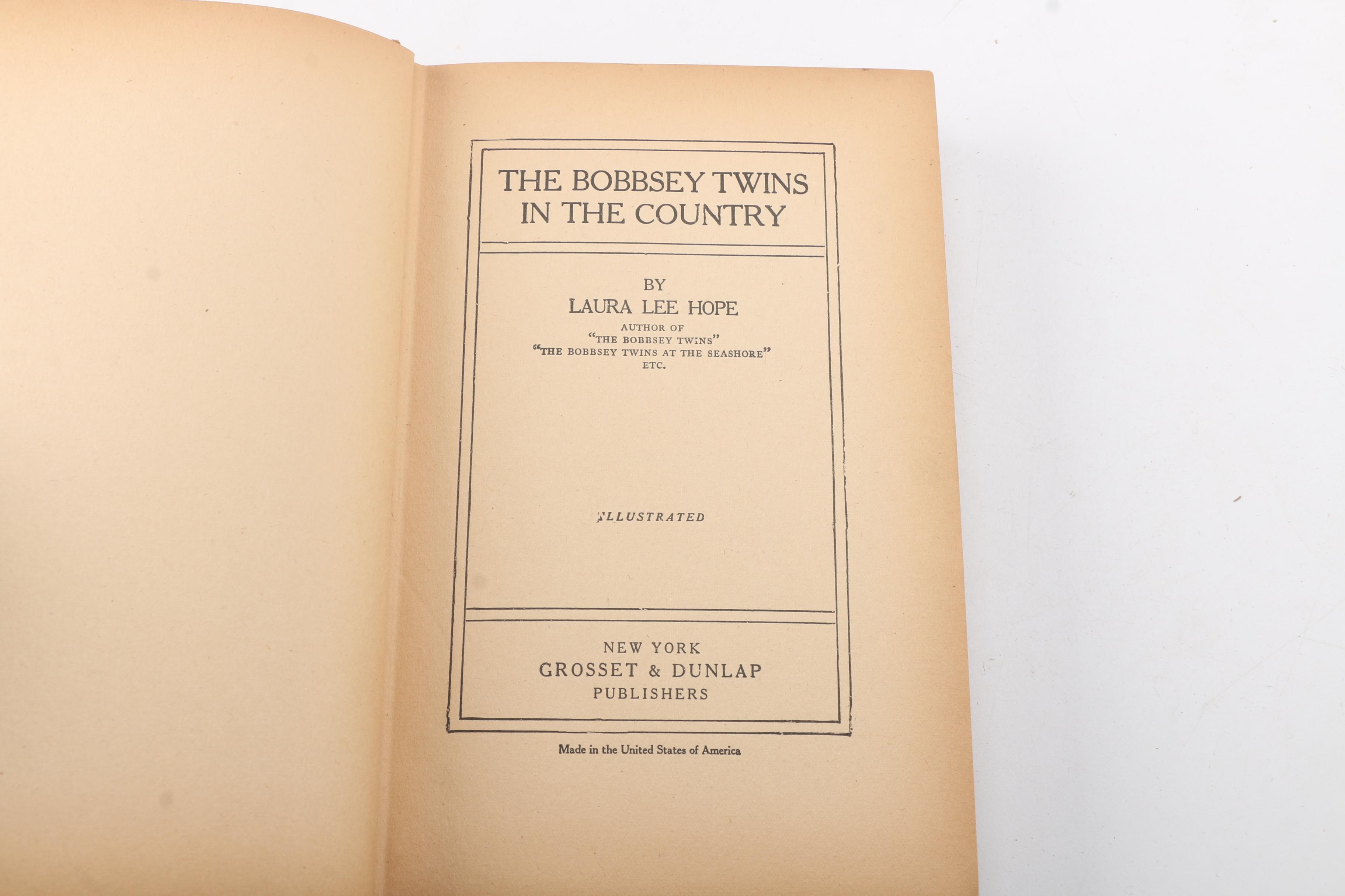 Collection of Vintage "The Bobbsey Twins" Books by Laura Lee Hope