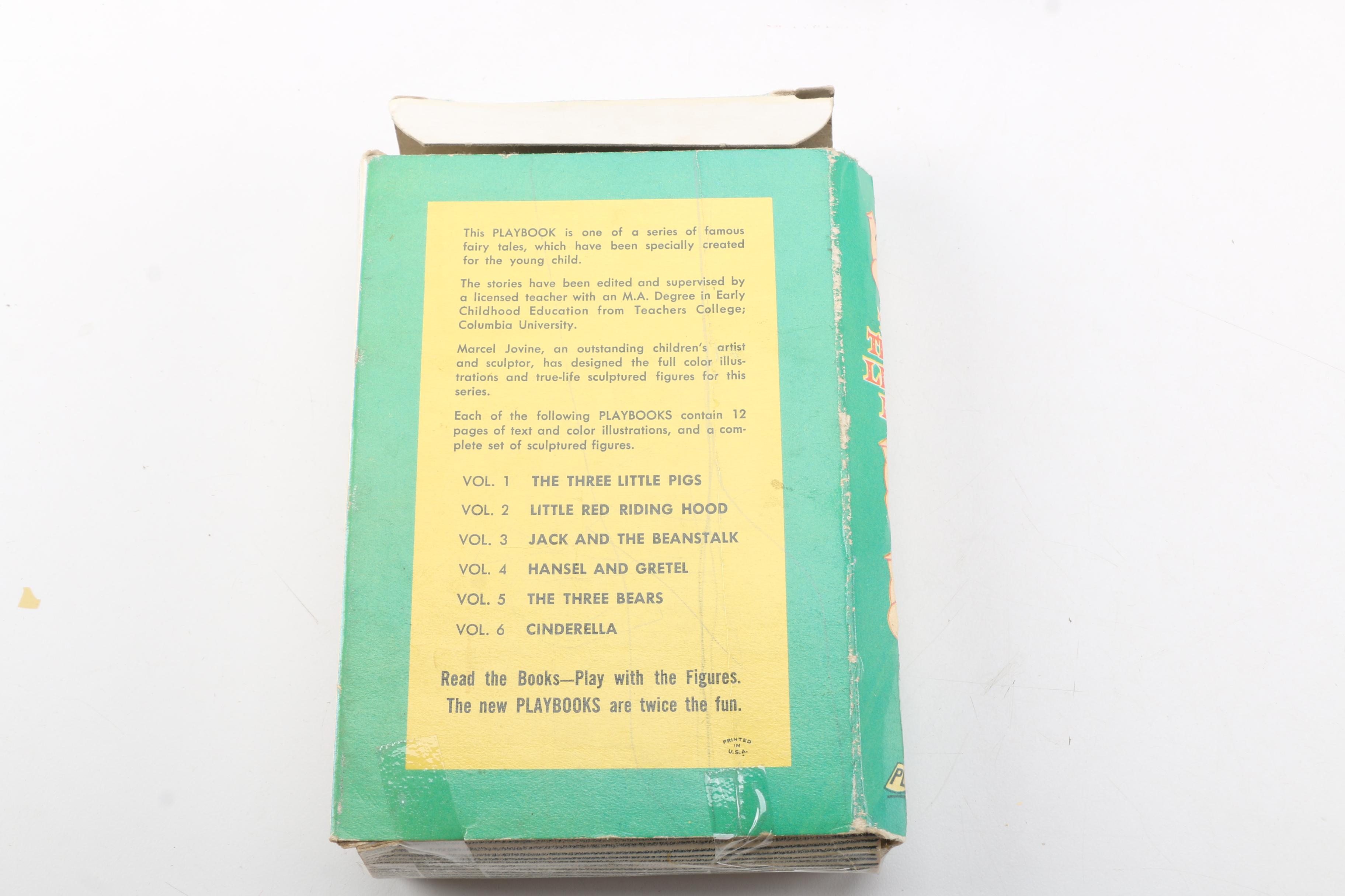 Vintage Children's Books Including 1950s "Playbook" with Toys