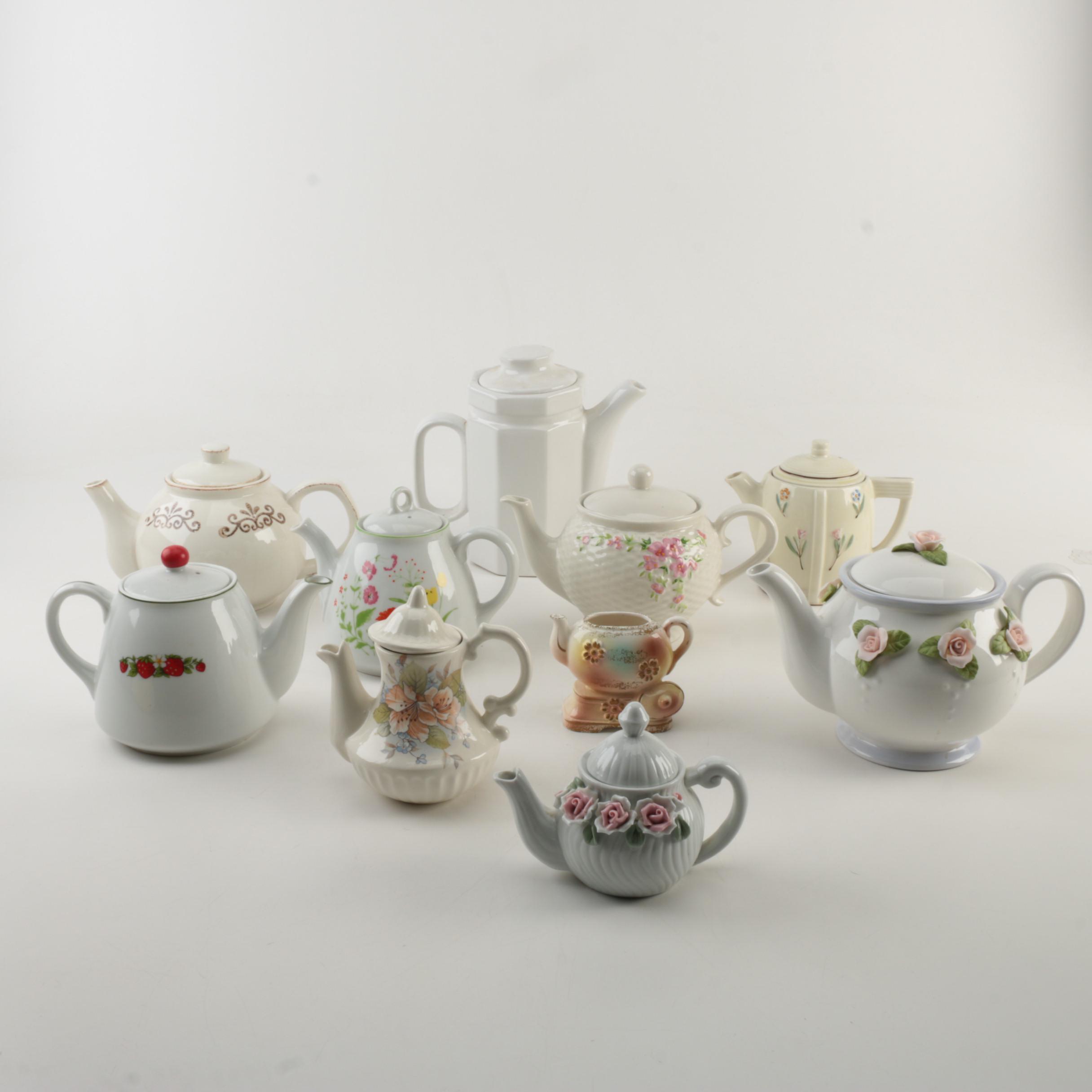 Porcelier Art Deco Style Teapot and More Collection