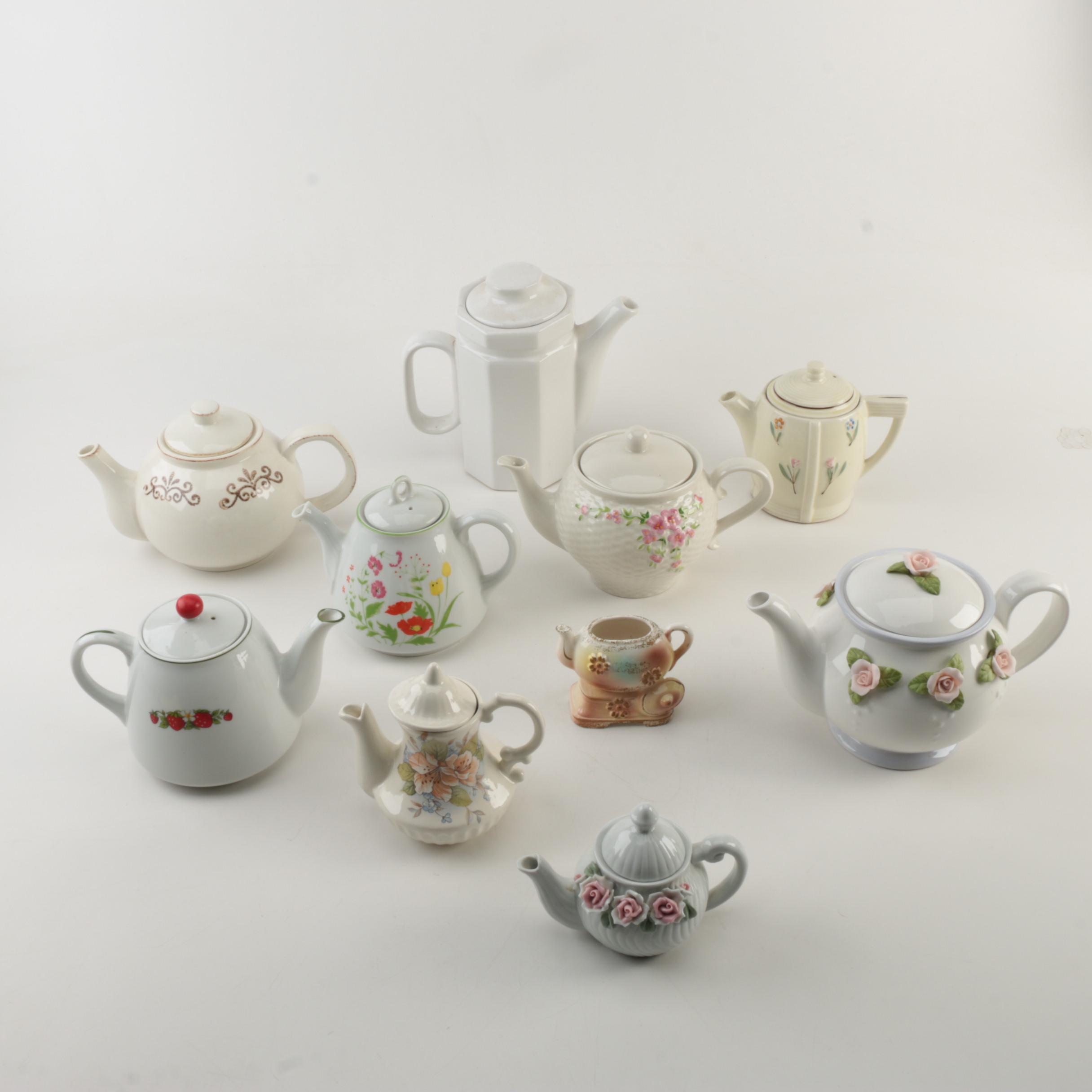 Porcelier Art Deco Style Teapot and More Collection