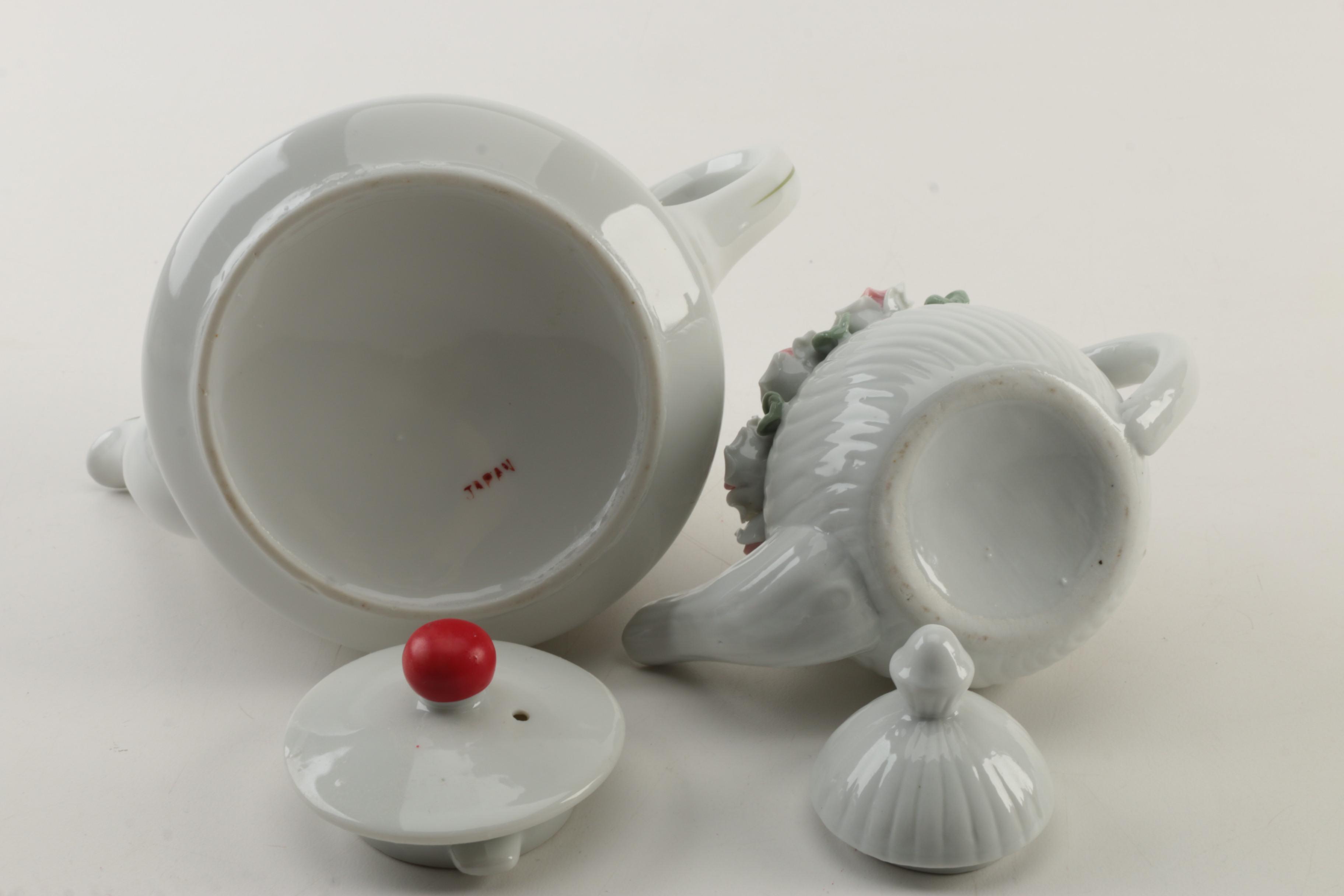 Porcelier Art Deco Style Teapot and More Collection