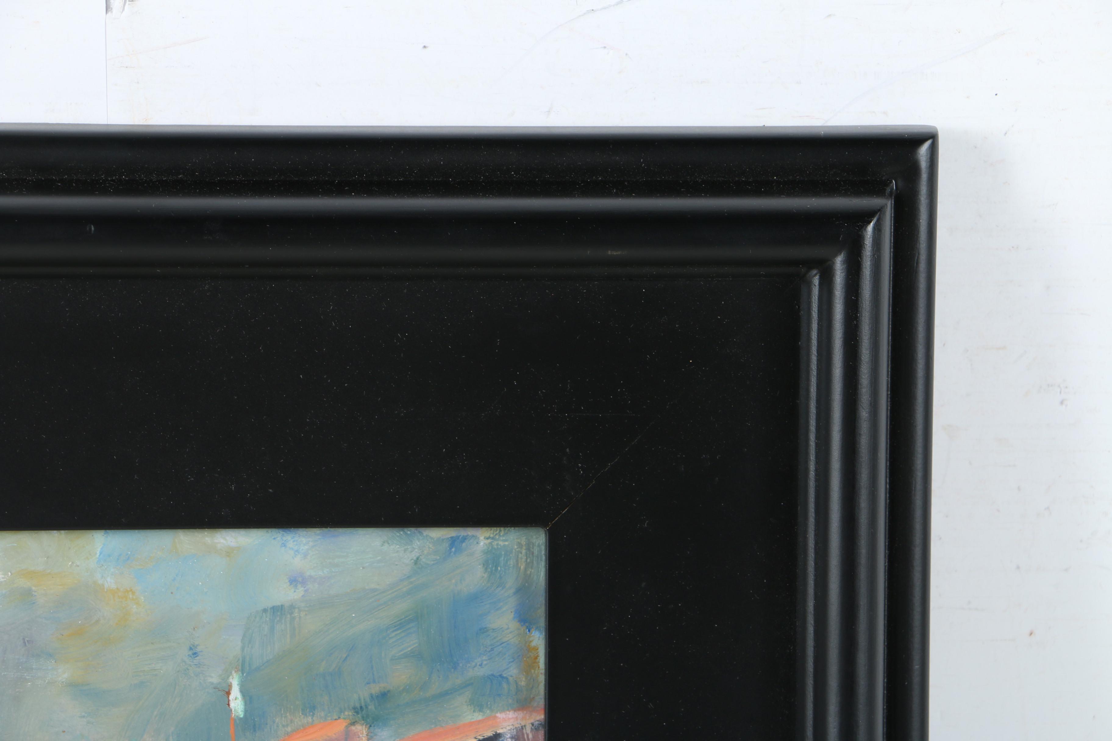 Nino Pippa Oil Painting on Board "Portofino Twilight"