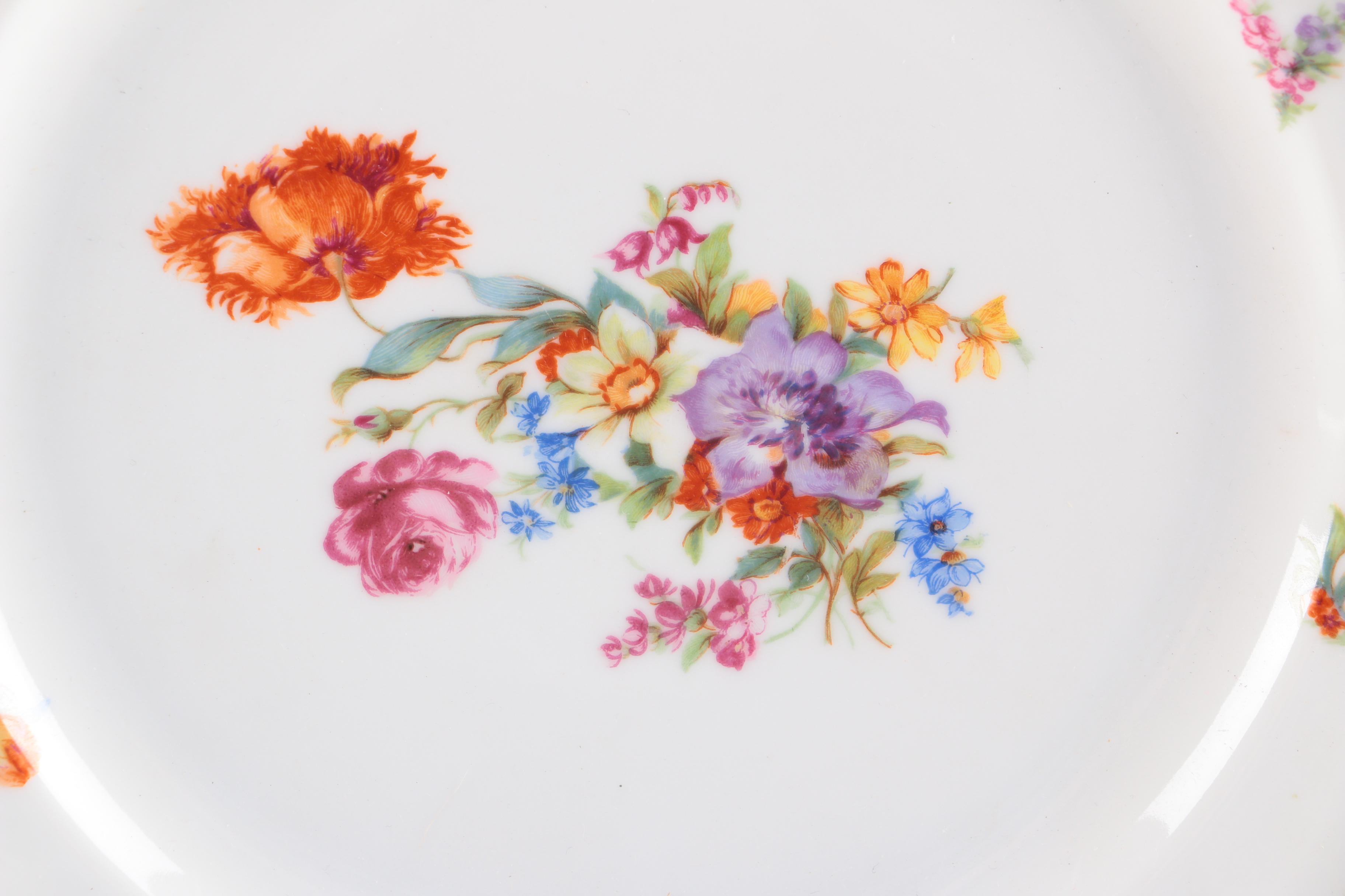 Vintage Porcelain Plates Including Hermann Ohme