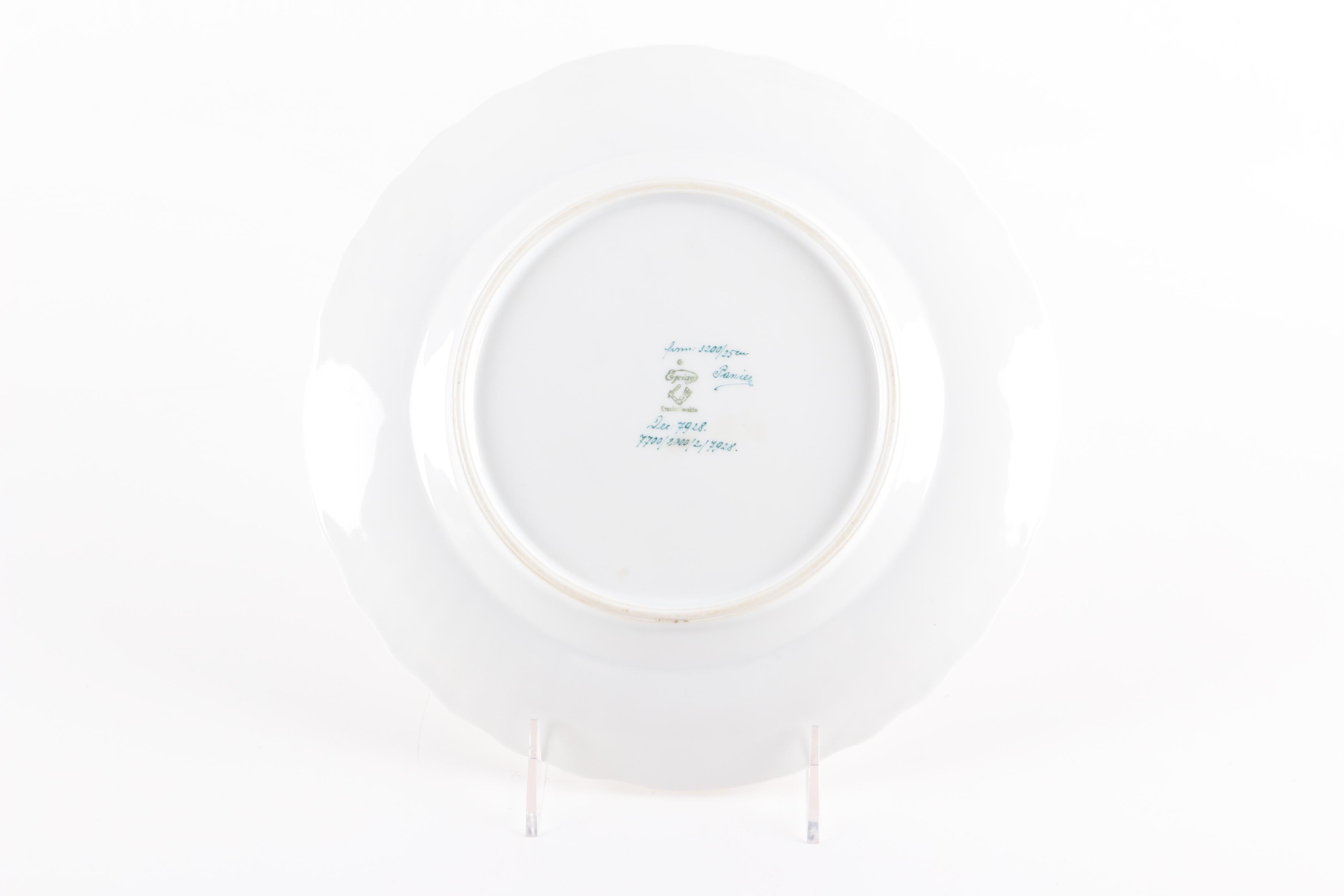 Vintage Porcelain Plates Including Hermann Ohme