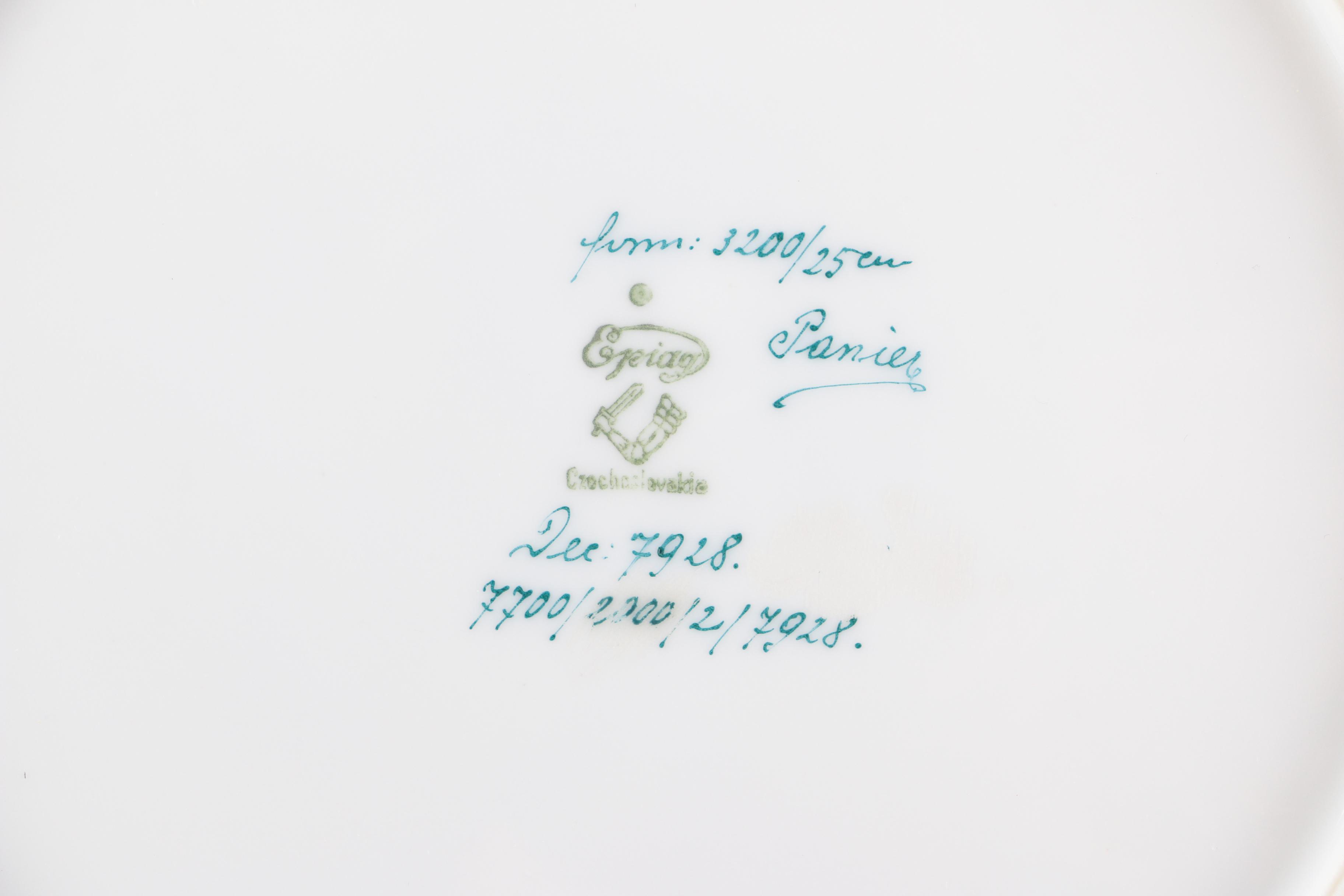 Vintage Porcelain Plates Including Hermann Ohme