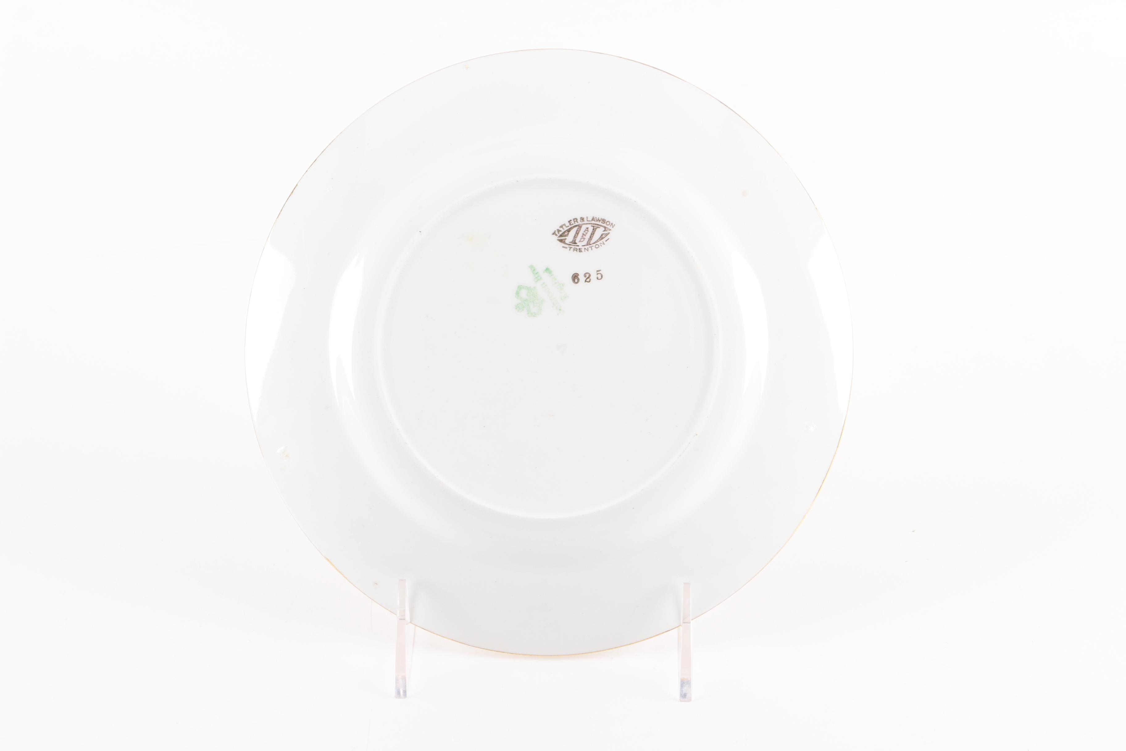 Vintage Porcelain Plates Including Hermann Ohme