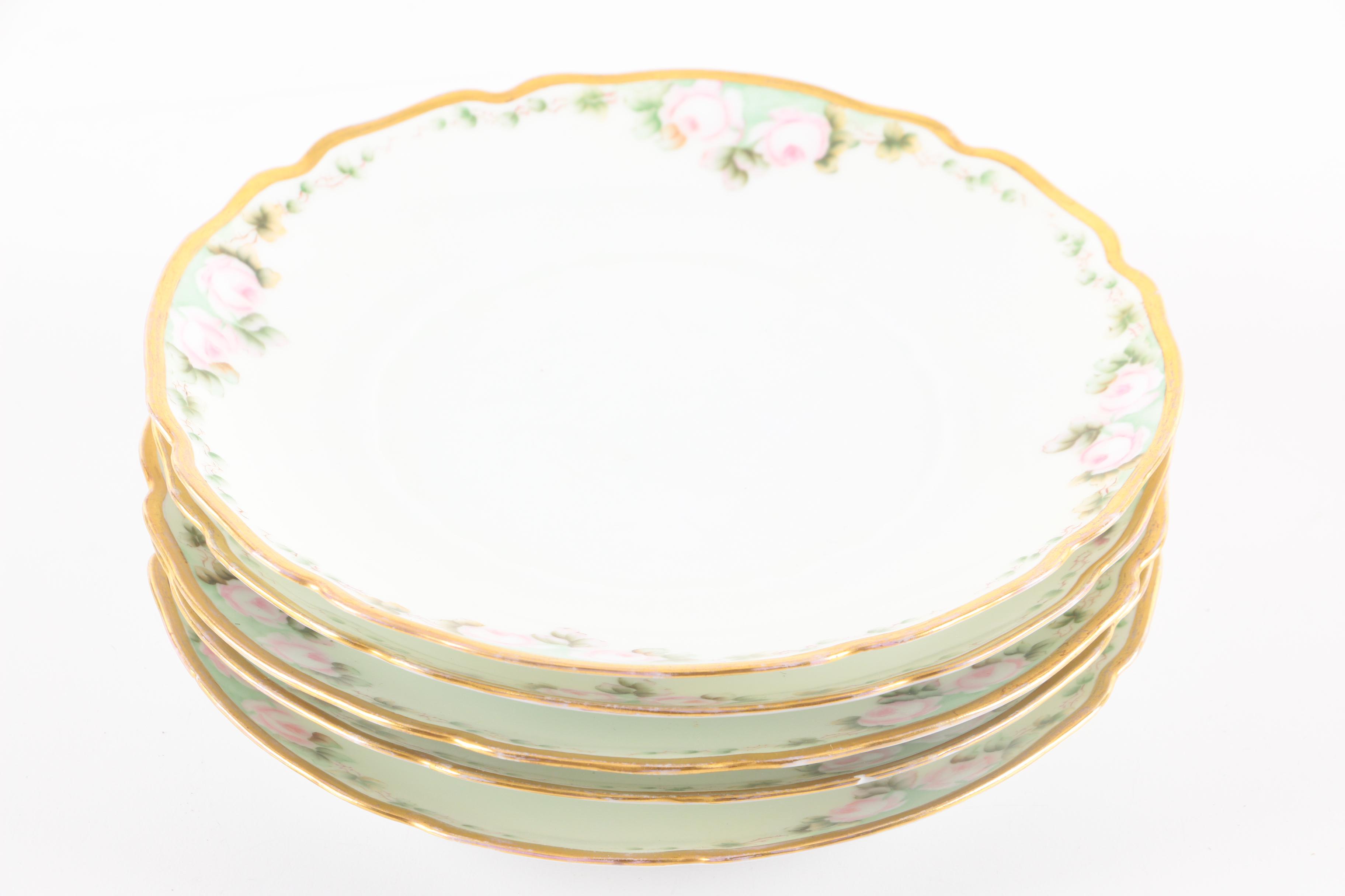 Vintage Porcelain Plates Including Hermann Ohme