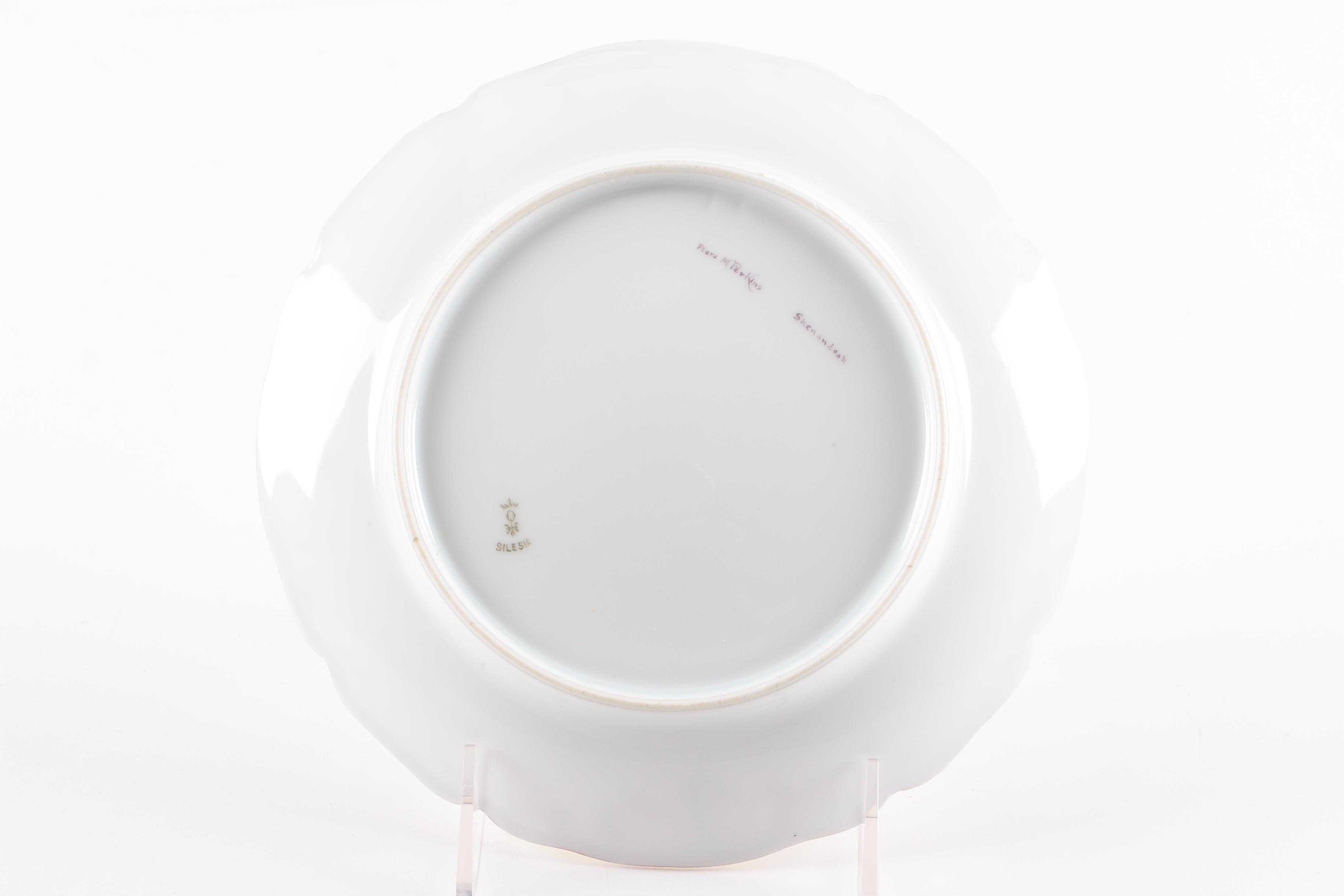 Vintage Porcelain Plates Including Hermann Ohme