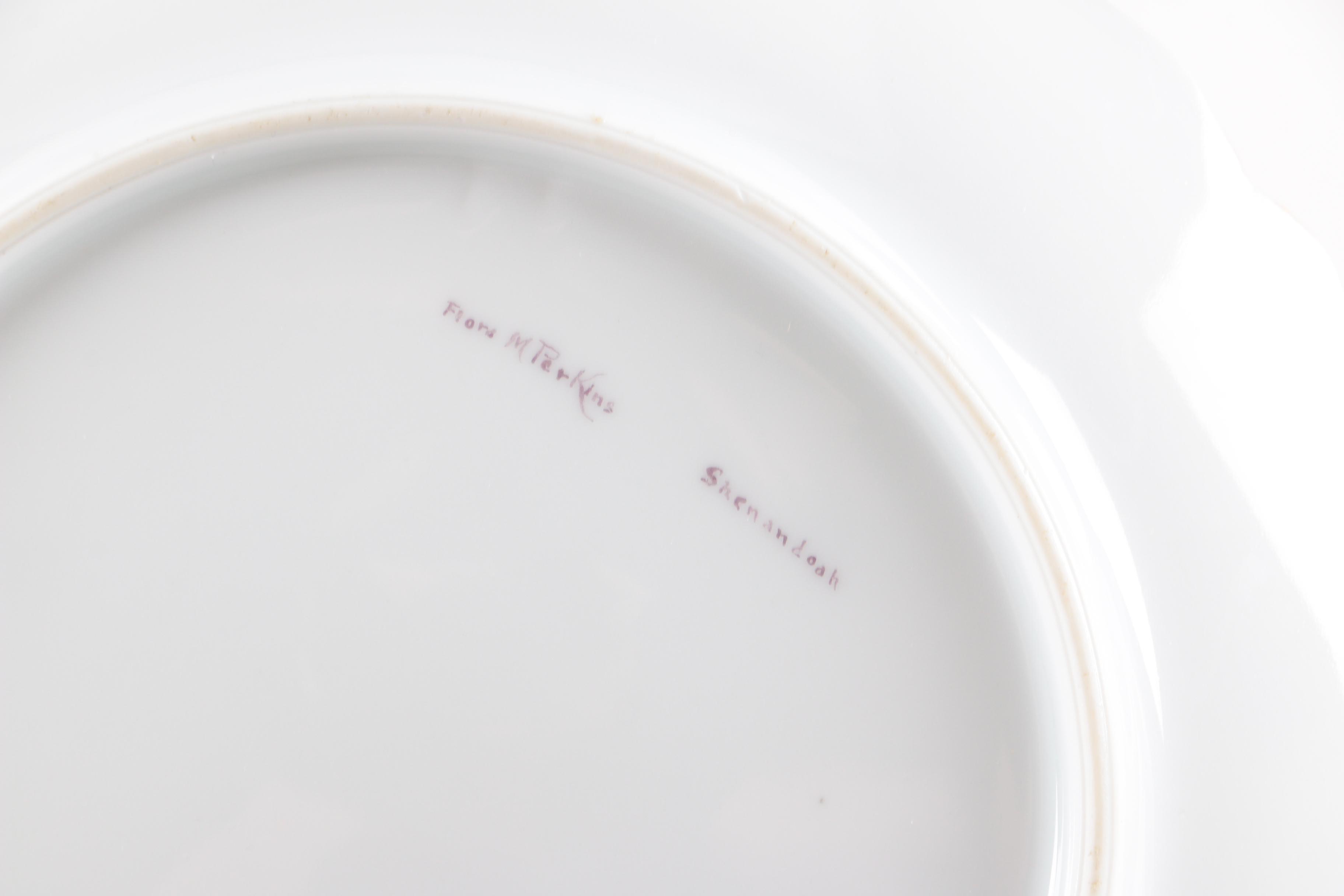Vintage Porcelain Plates Including Hermann Ohme