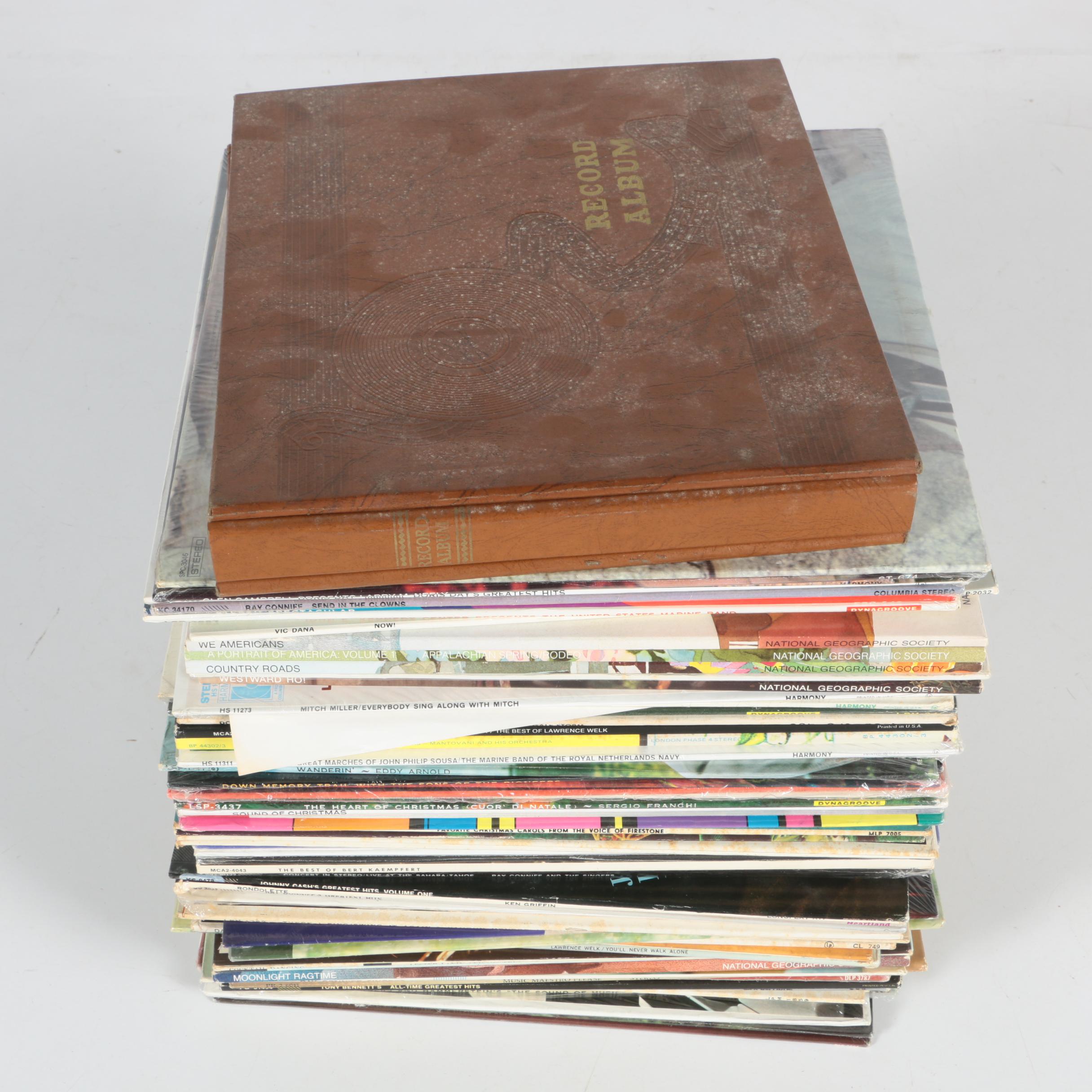 Records Featuring Johnny Cash, Tony Bennett, and Doris Day