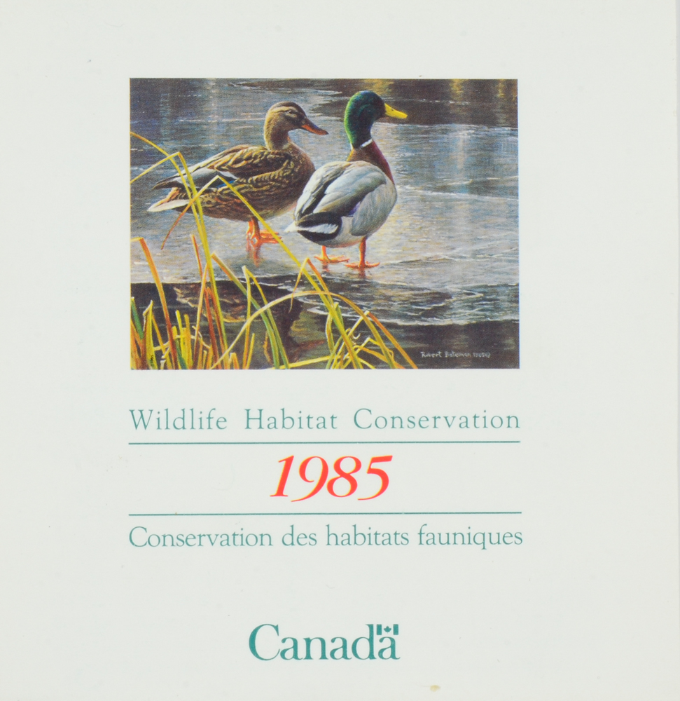 Robert Bateman Signed Limited Edition Print and Stamps "Mallard Pair"