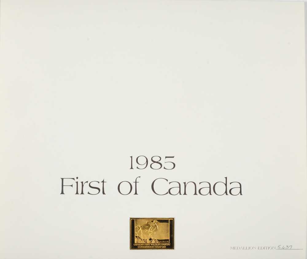 Robert Bateman Signed Limited Edition Print and Stamps "Mallard Pair"