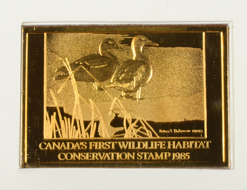 Robert Bateman Signed Limited Edition Print and Stamps "Mallard Pair"