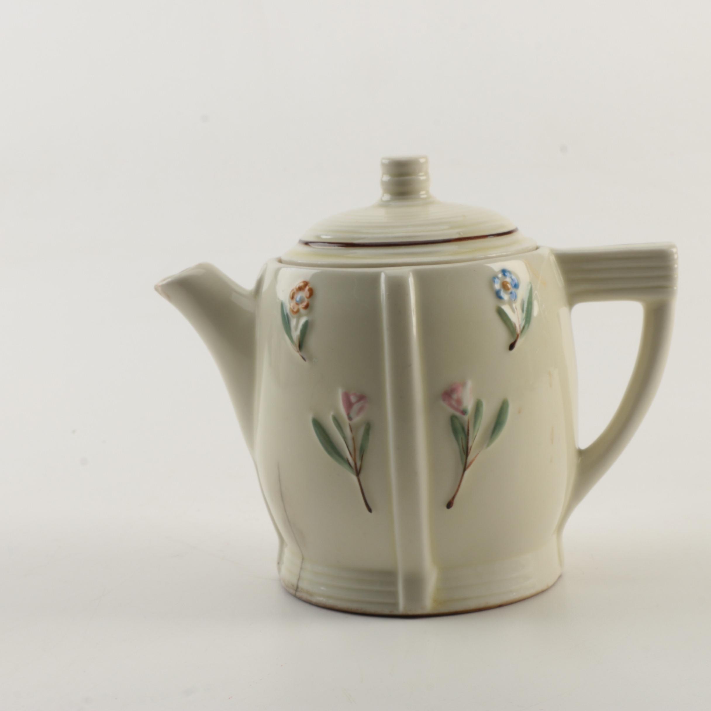 Porcelier Art Deco Style Teapot and More Collection