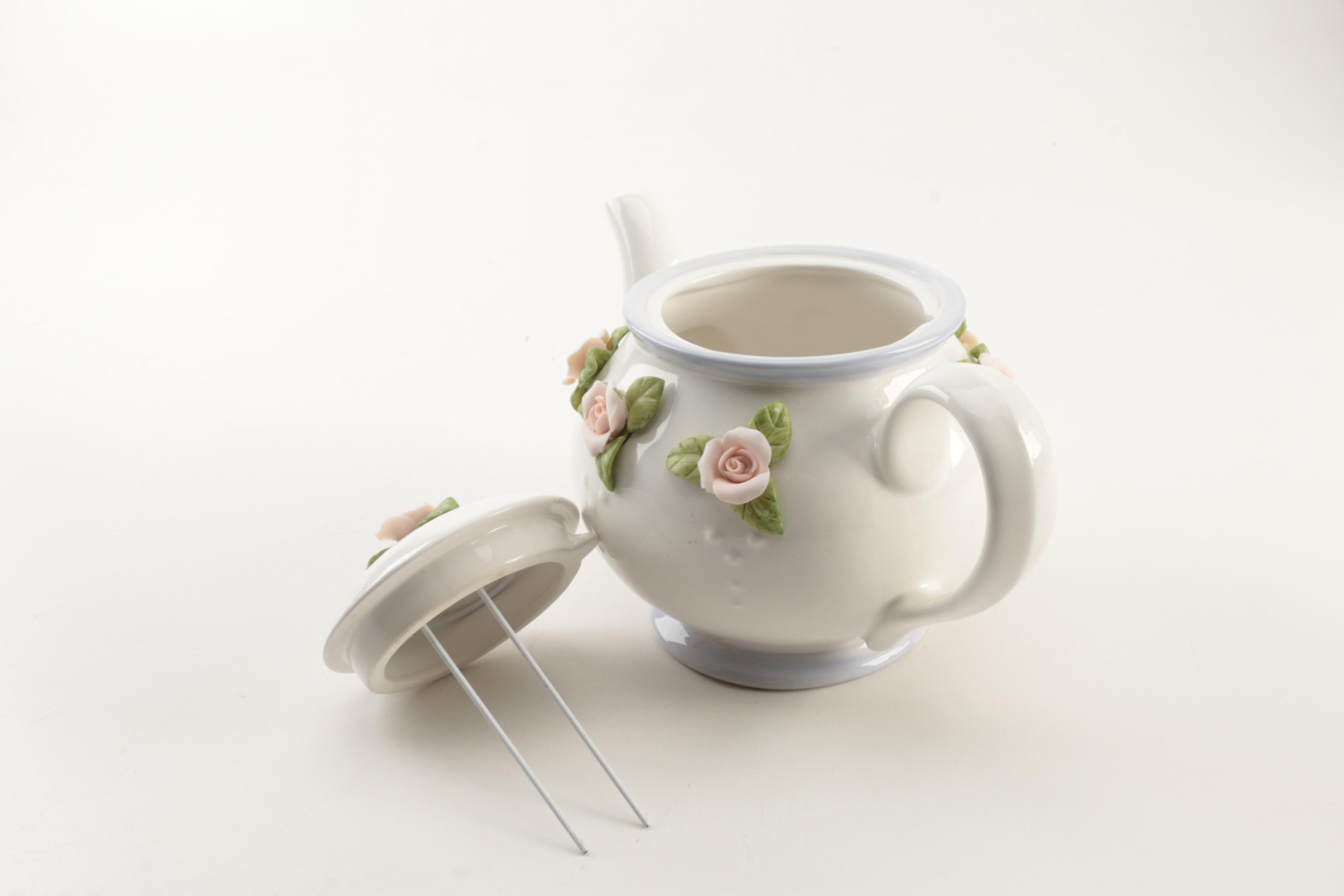 Porcelier Art Deco Style Teapot and More Collection