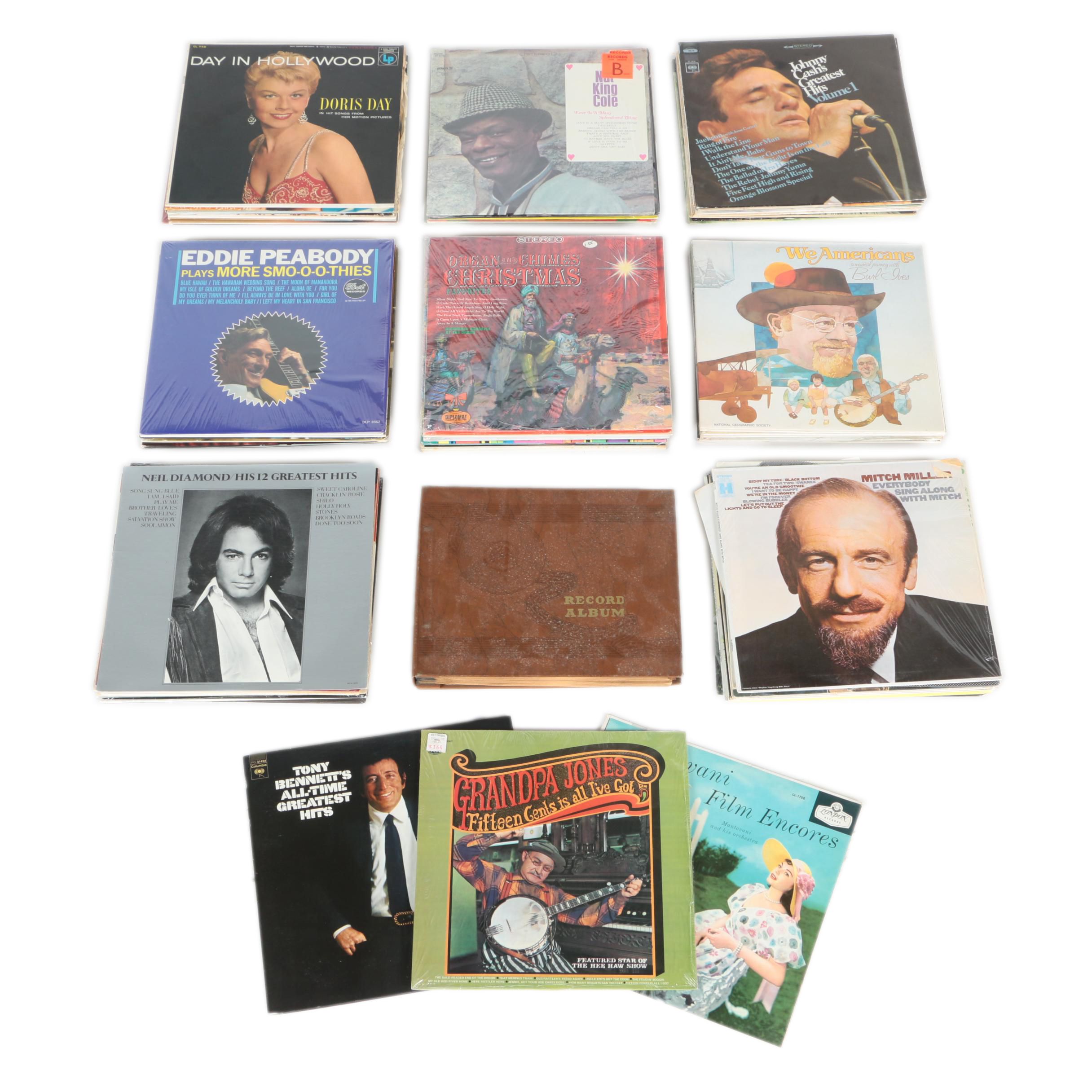 Records Featuring Johnny Cash, Tony Bennett, and Doris Day