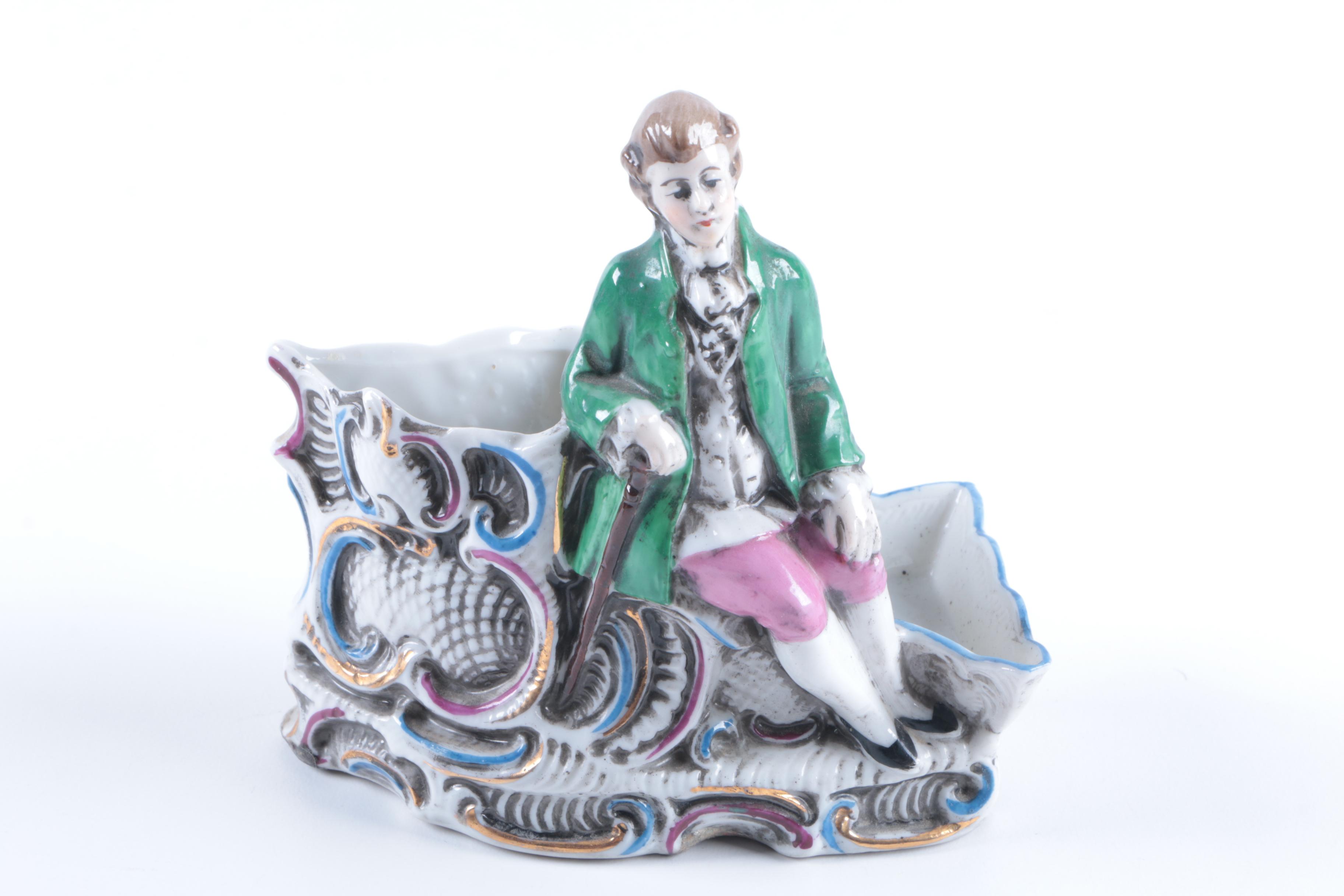 Vintage Bavarian Figurines Including Erphila