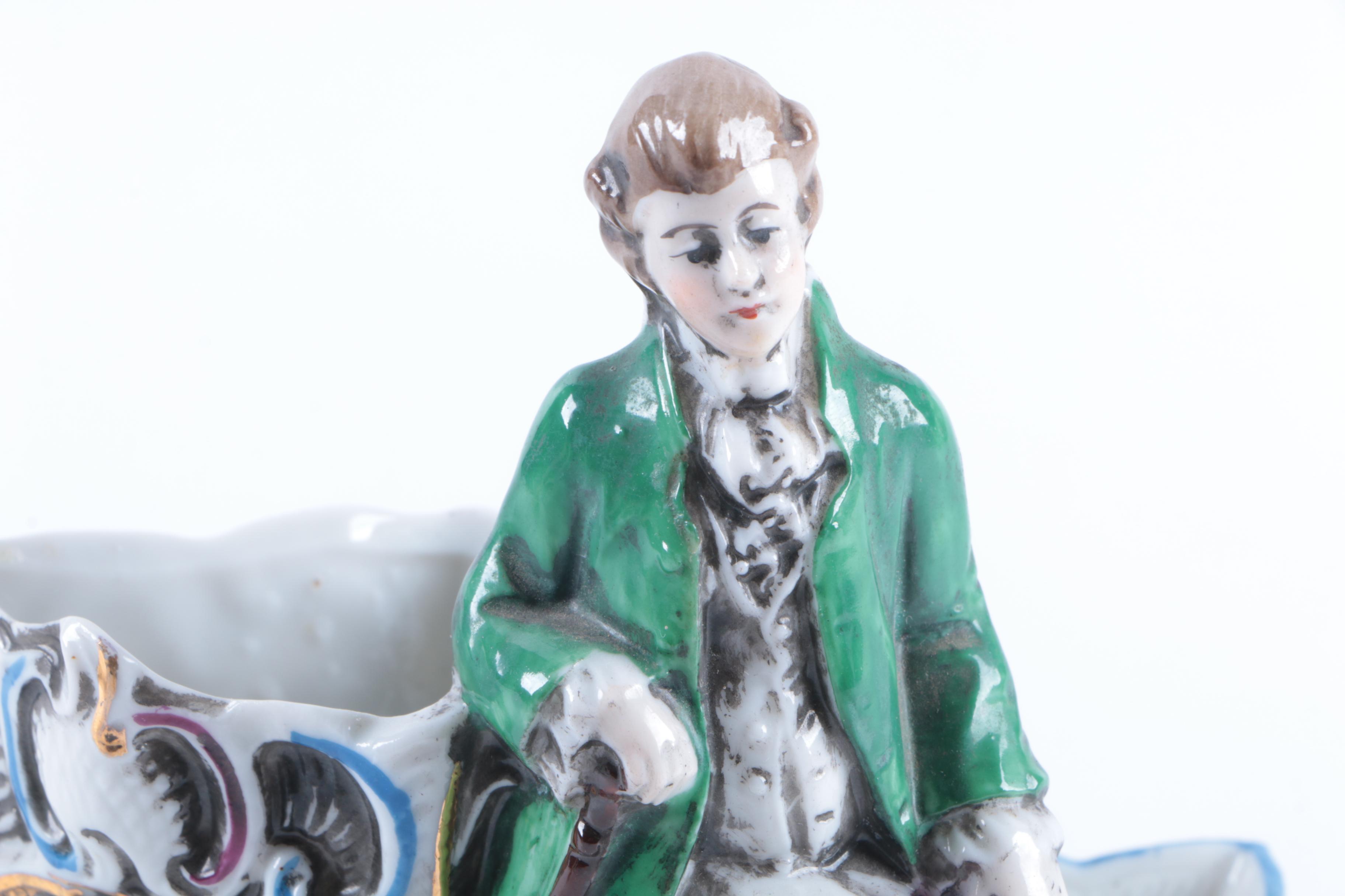 Vintage Bavarian Figurines Including Erphila