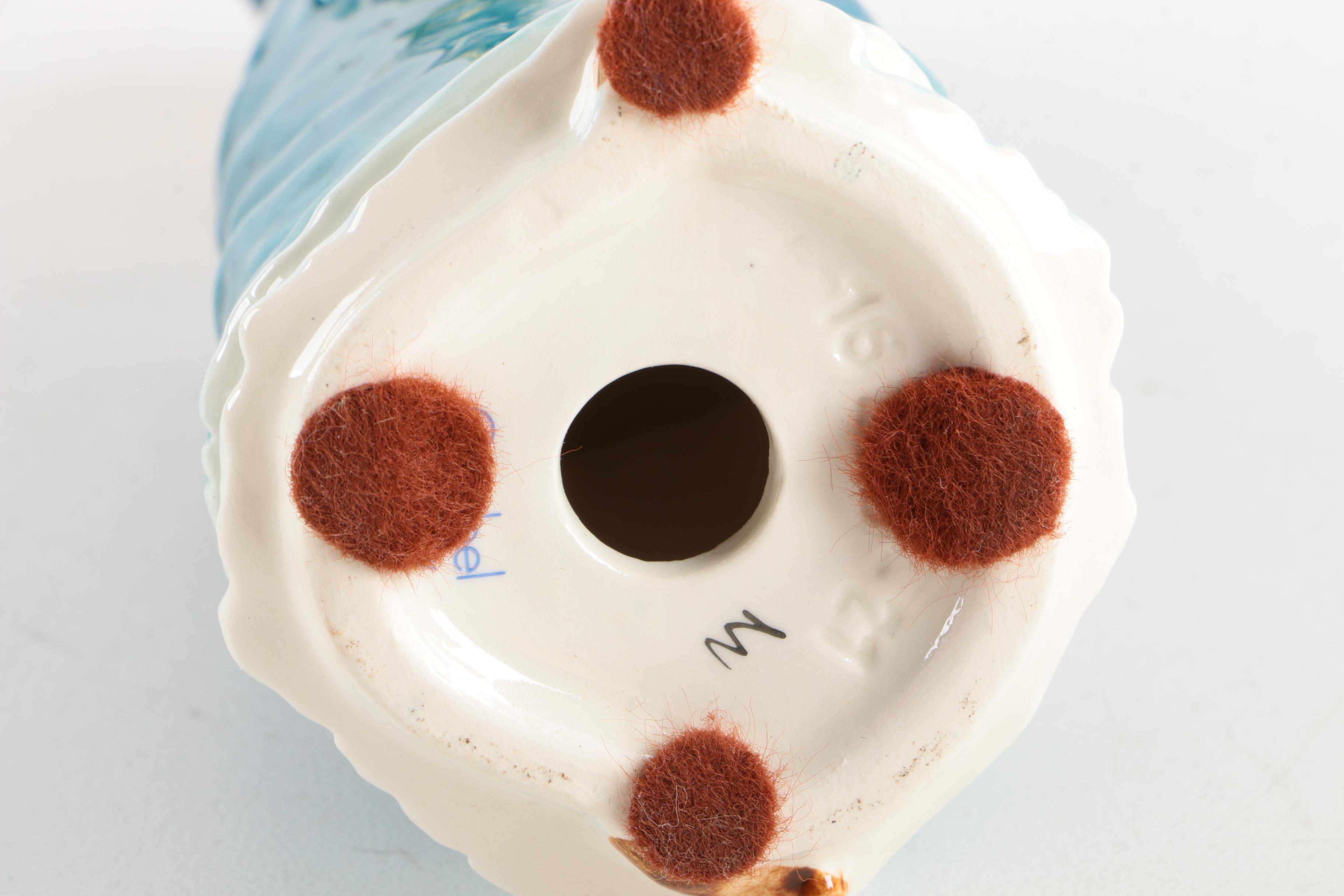 Vintage Goebel "Gentle Thoughts" and "Garden Fancier" Porcelain Figurines