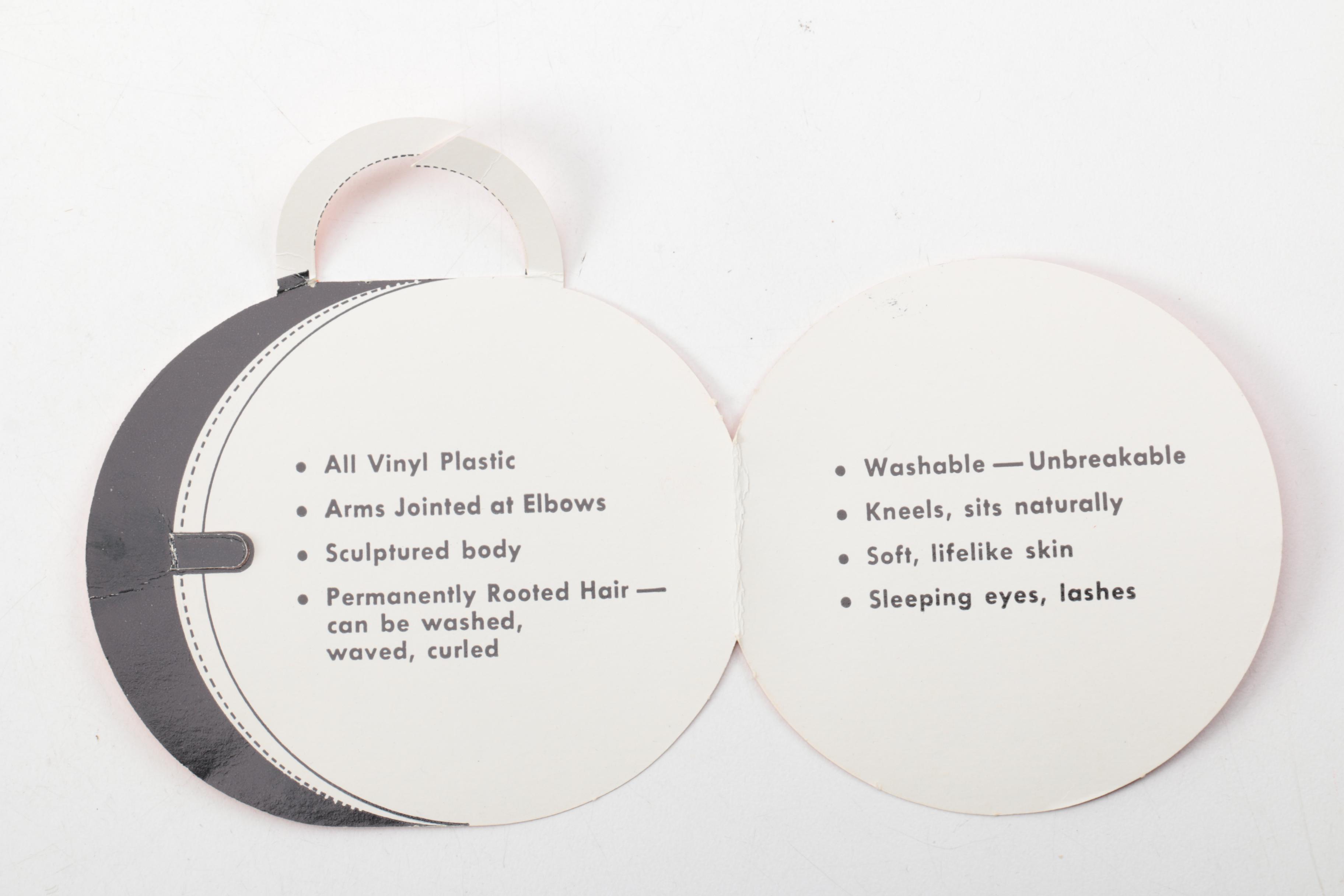 Vintage Horsman "Cindy" Bride Doll and Celluloid Souvenir Dolls