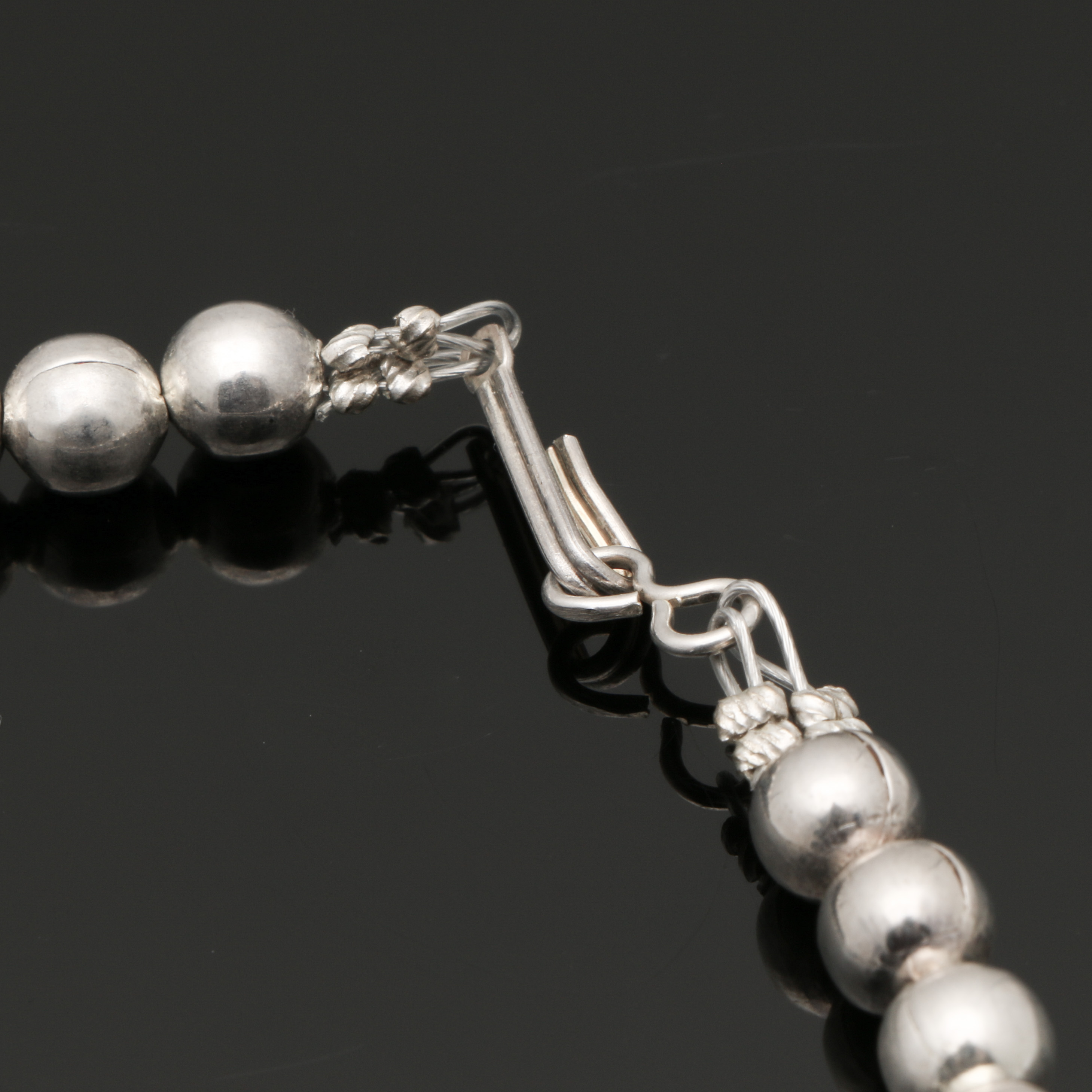 Kay Johnson Sterling and Coin Silver Morgan Dollar and Silver Quarter Necklace