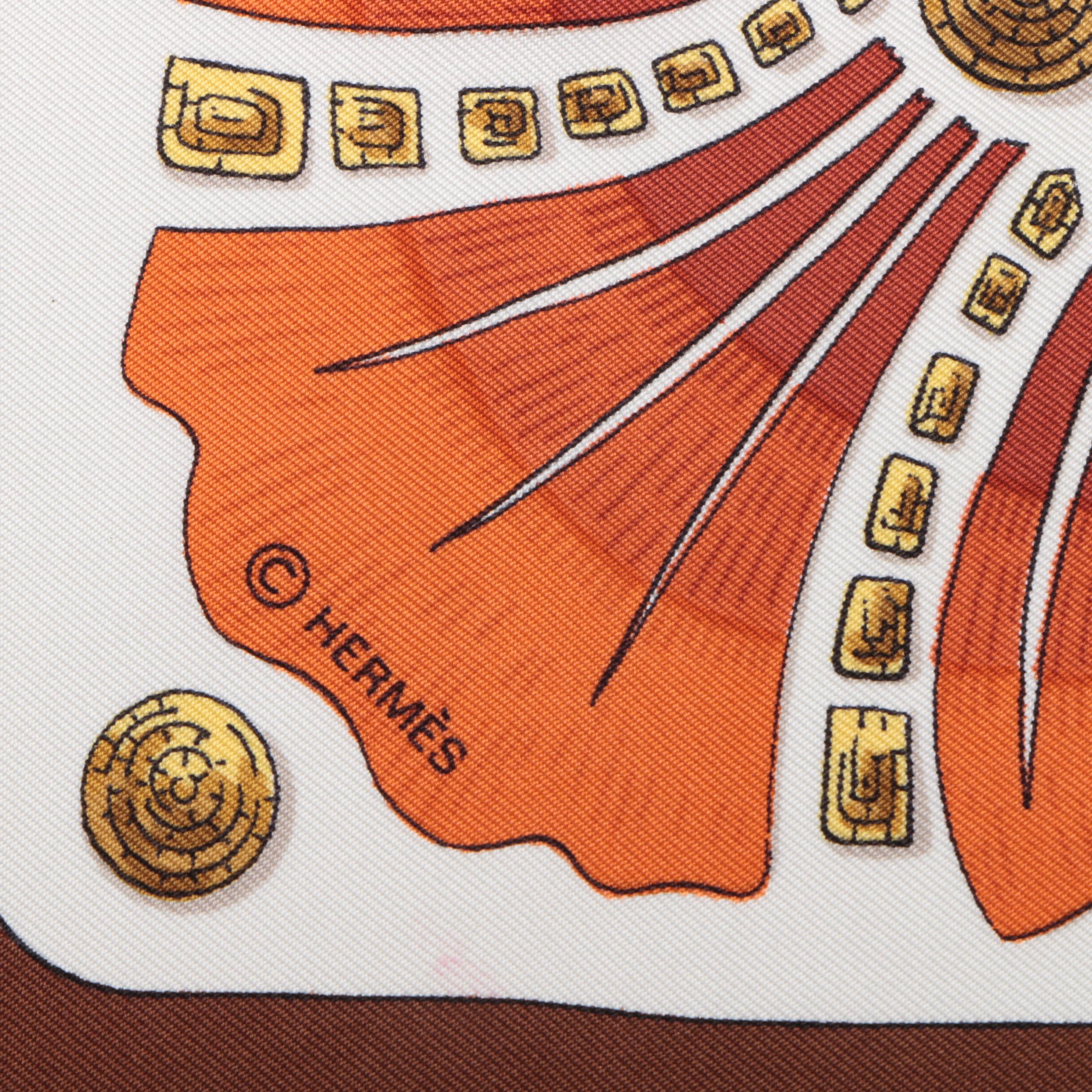 Hermès of Paris "Cheval Turc" Silk Scarf