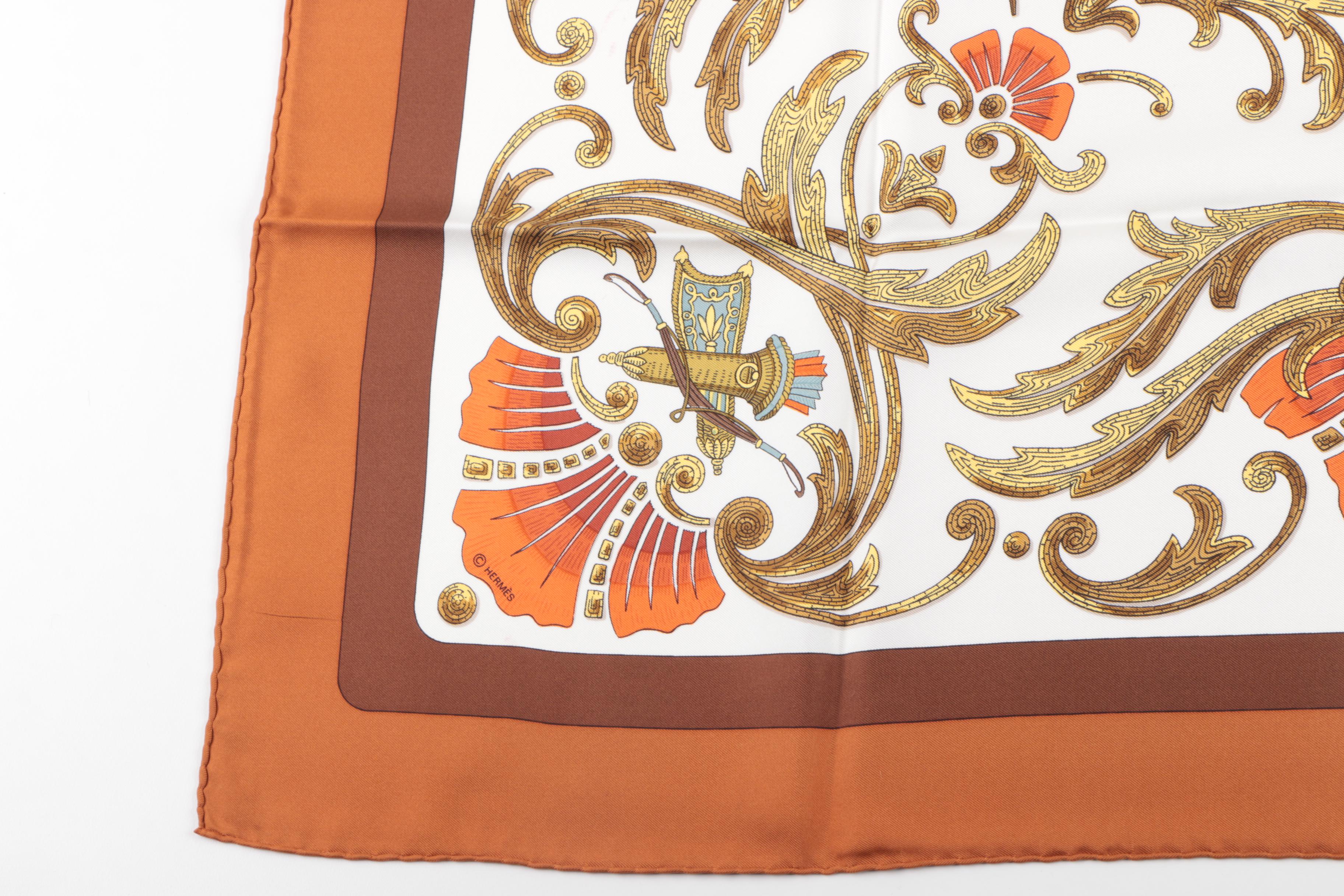 Hermès of Paris "Cheval Turc" Silk Scarf