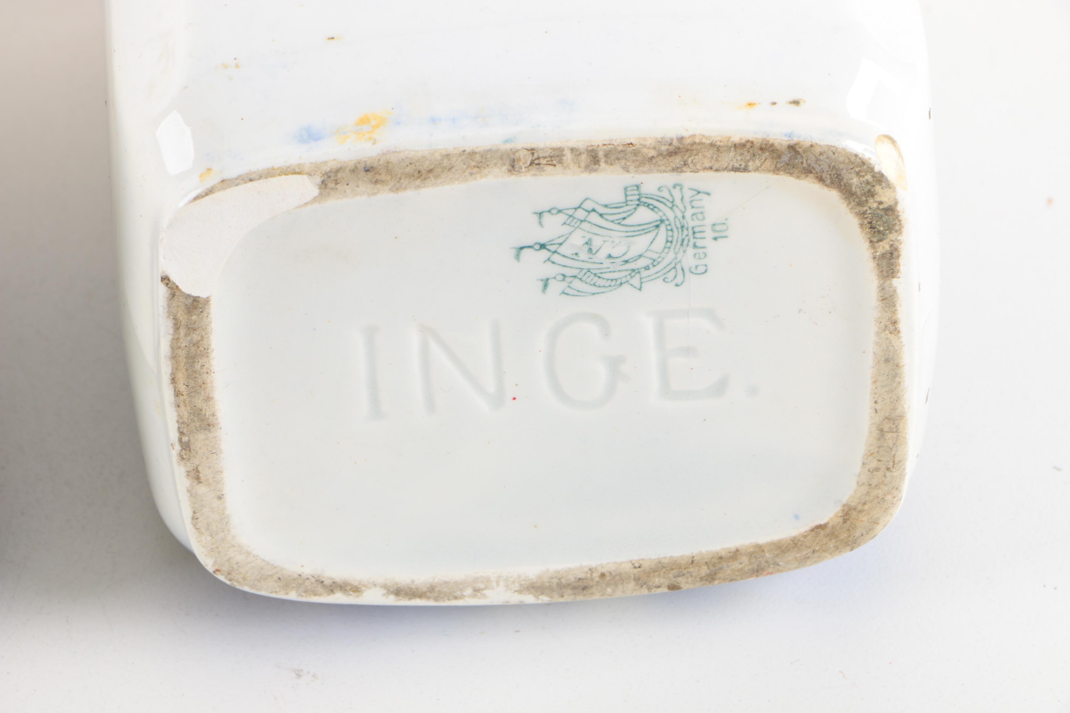 Vintage Delft Style Inge Ceramic Kitchen Canisters