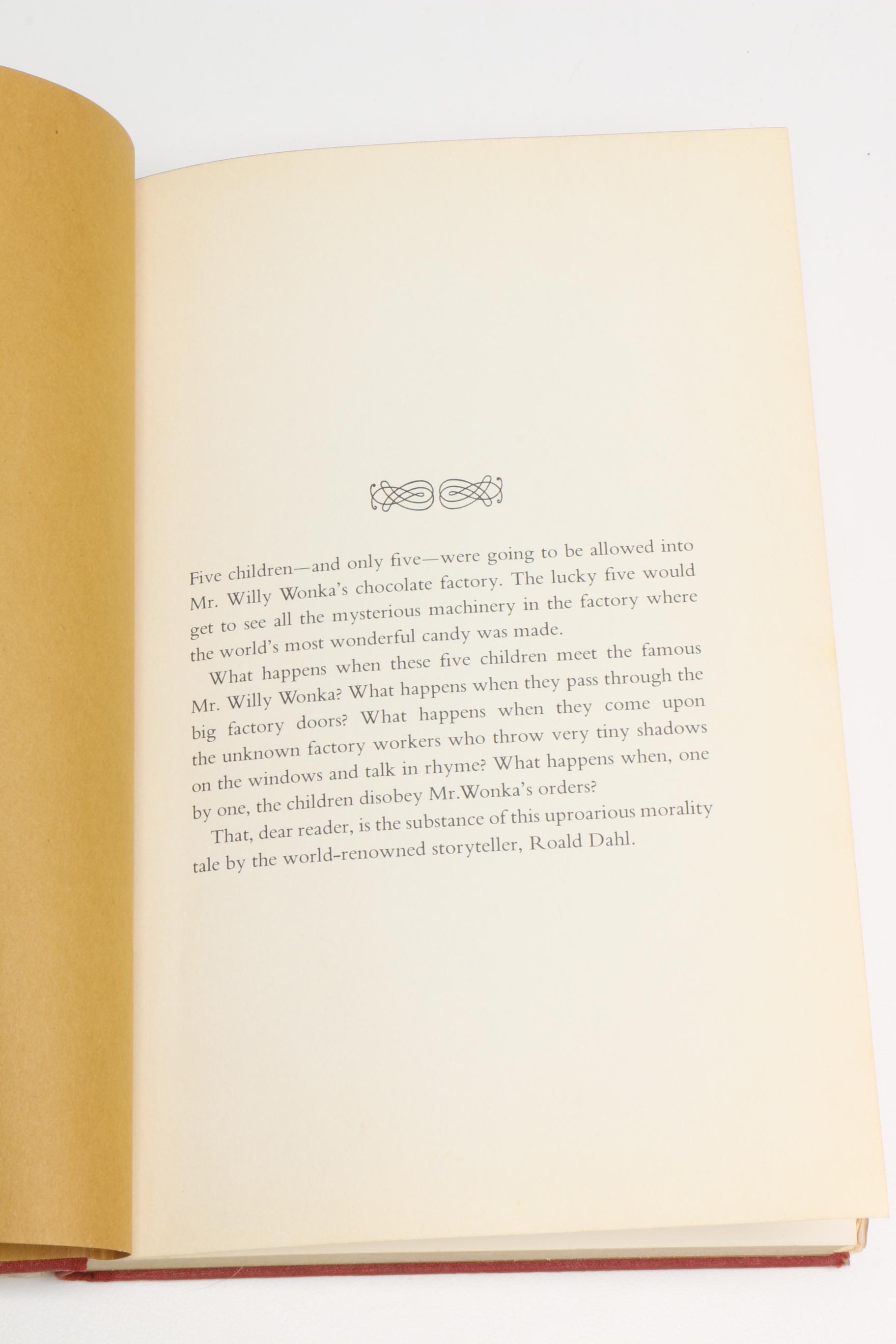 First Edition, Second Printing "Charlie and the Chocolate Factory" by Roald Dahl