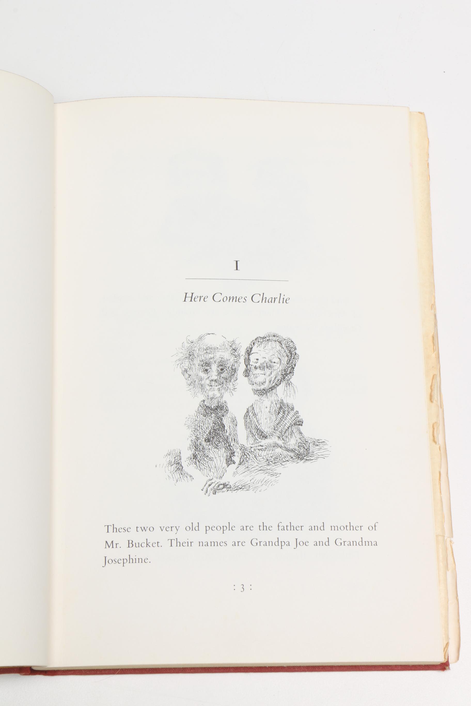 First Edition, Second Printing "Charlie and the Chocolate Factory" by Roald Dahl
