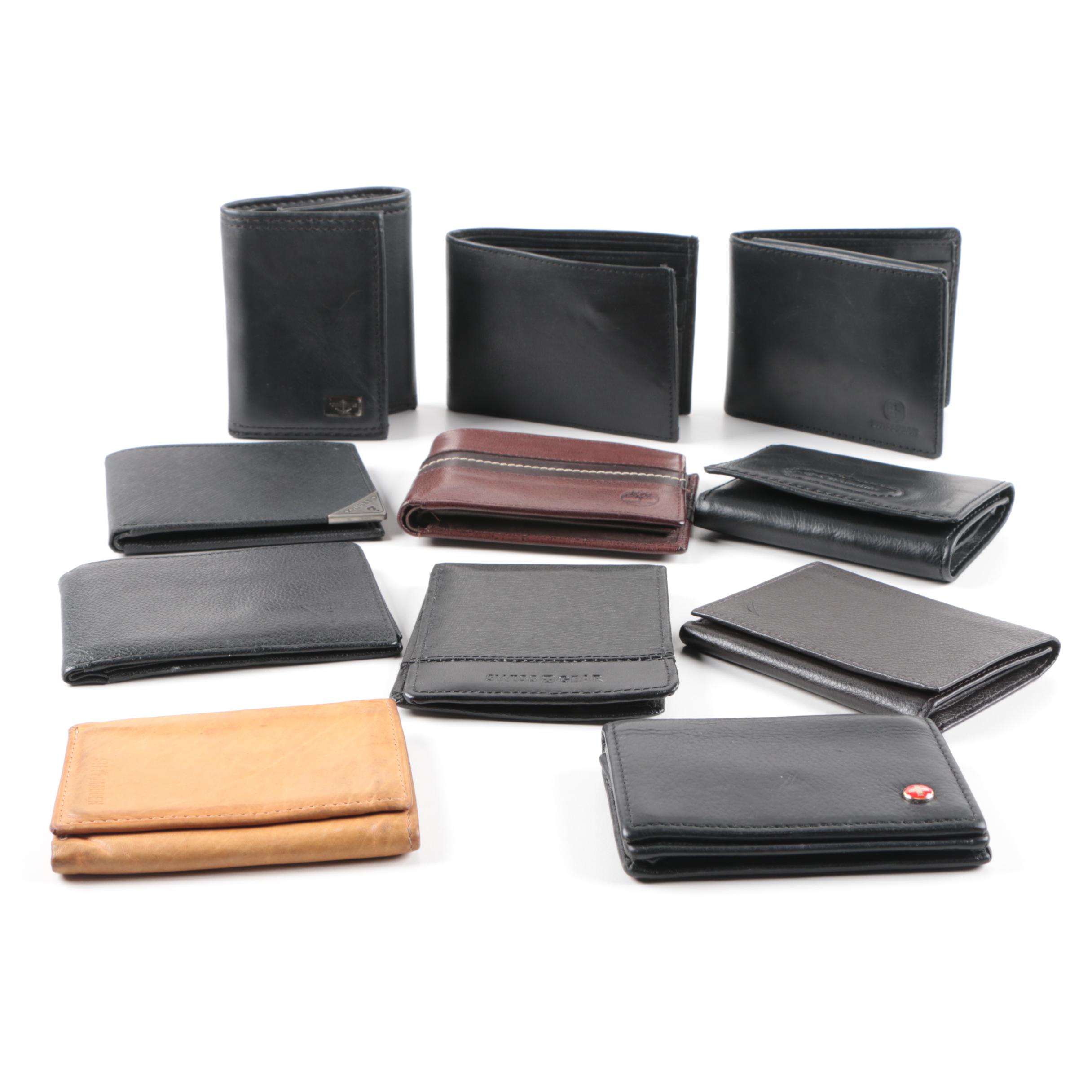 Men's Leather Wallets Including Guess