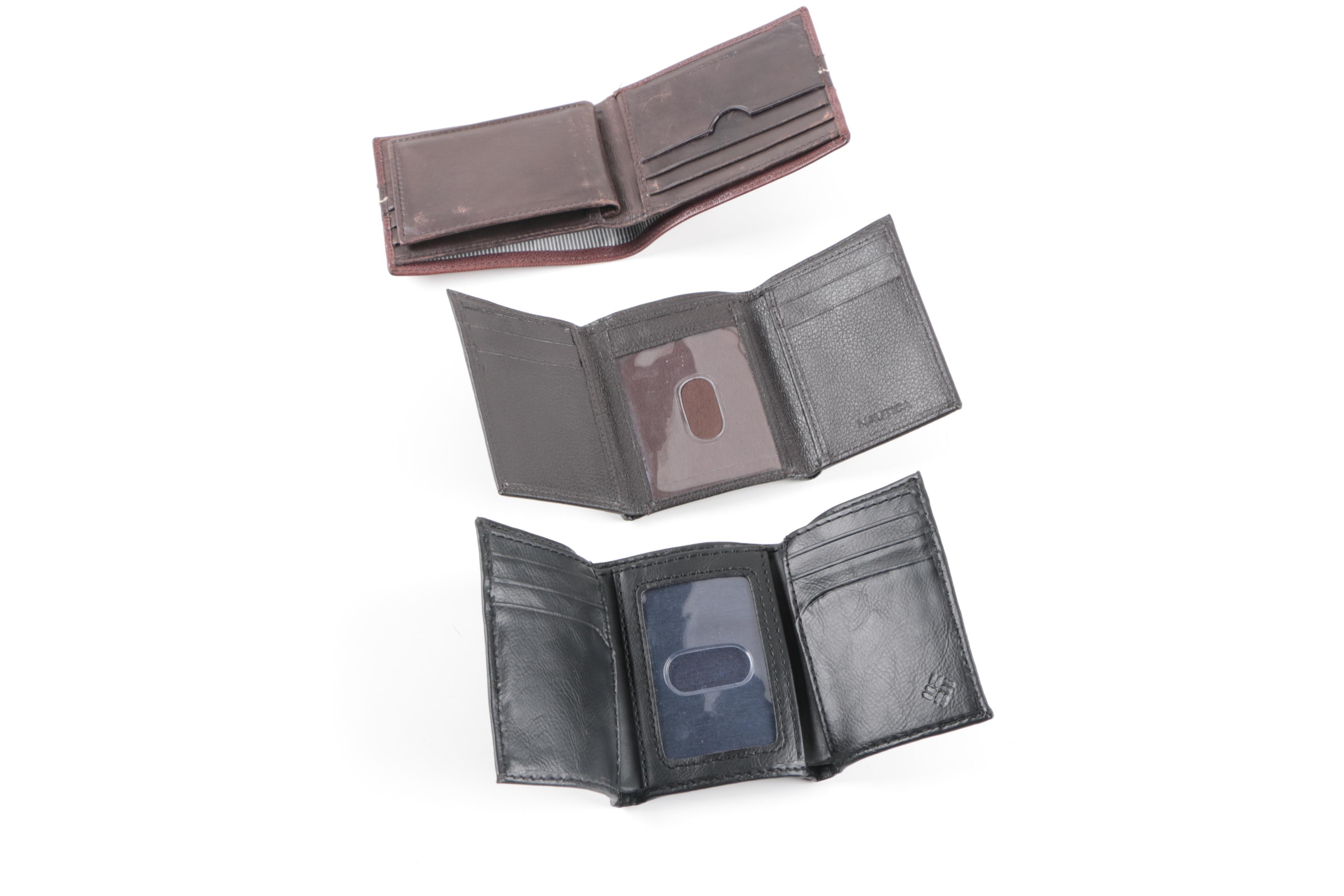 Men's Leather Wallets Including Guess