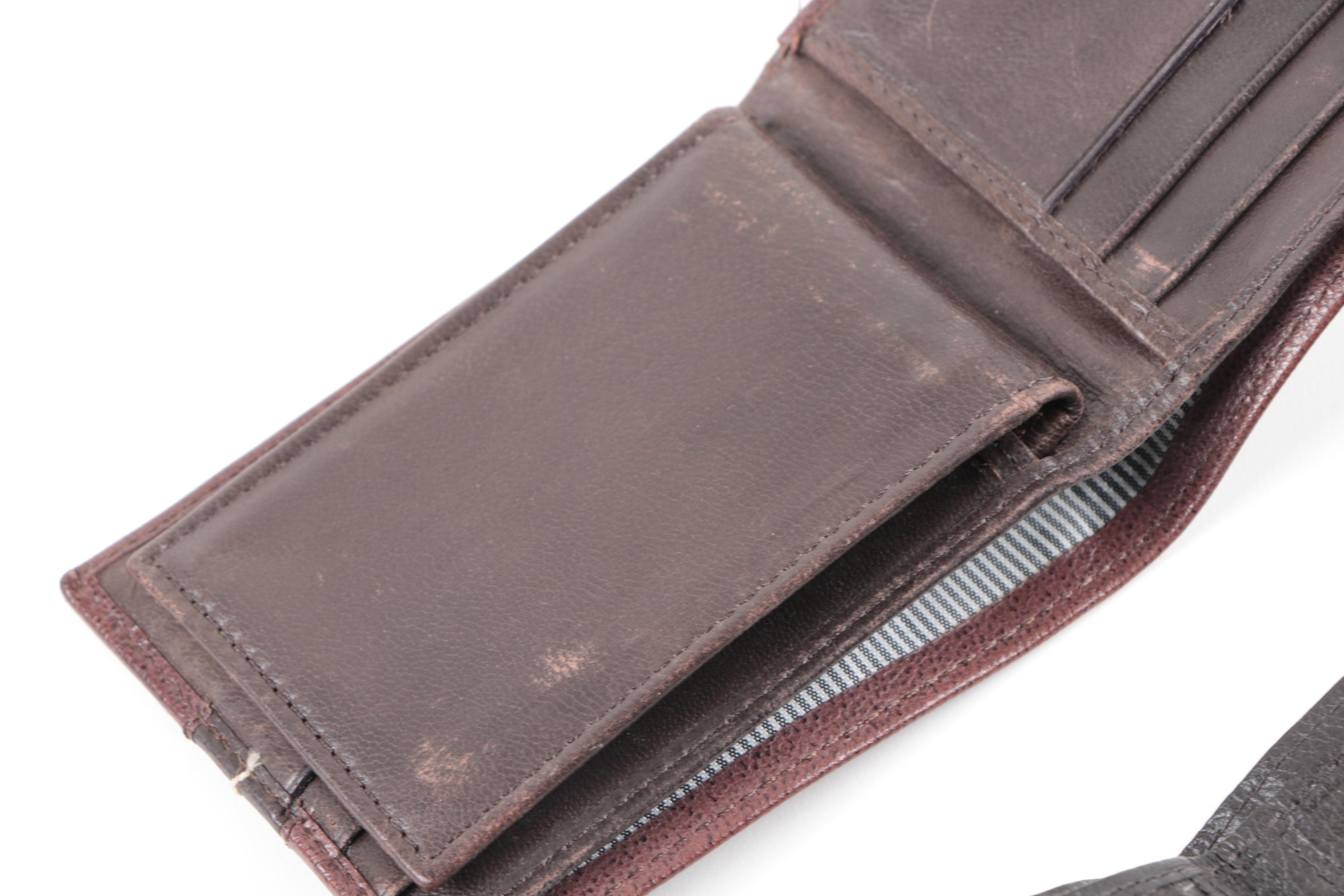 Men's Leather Wallets Including Guess