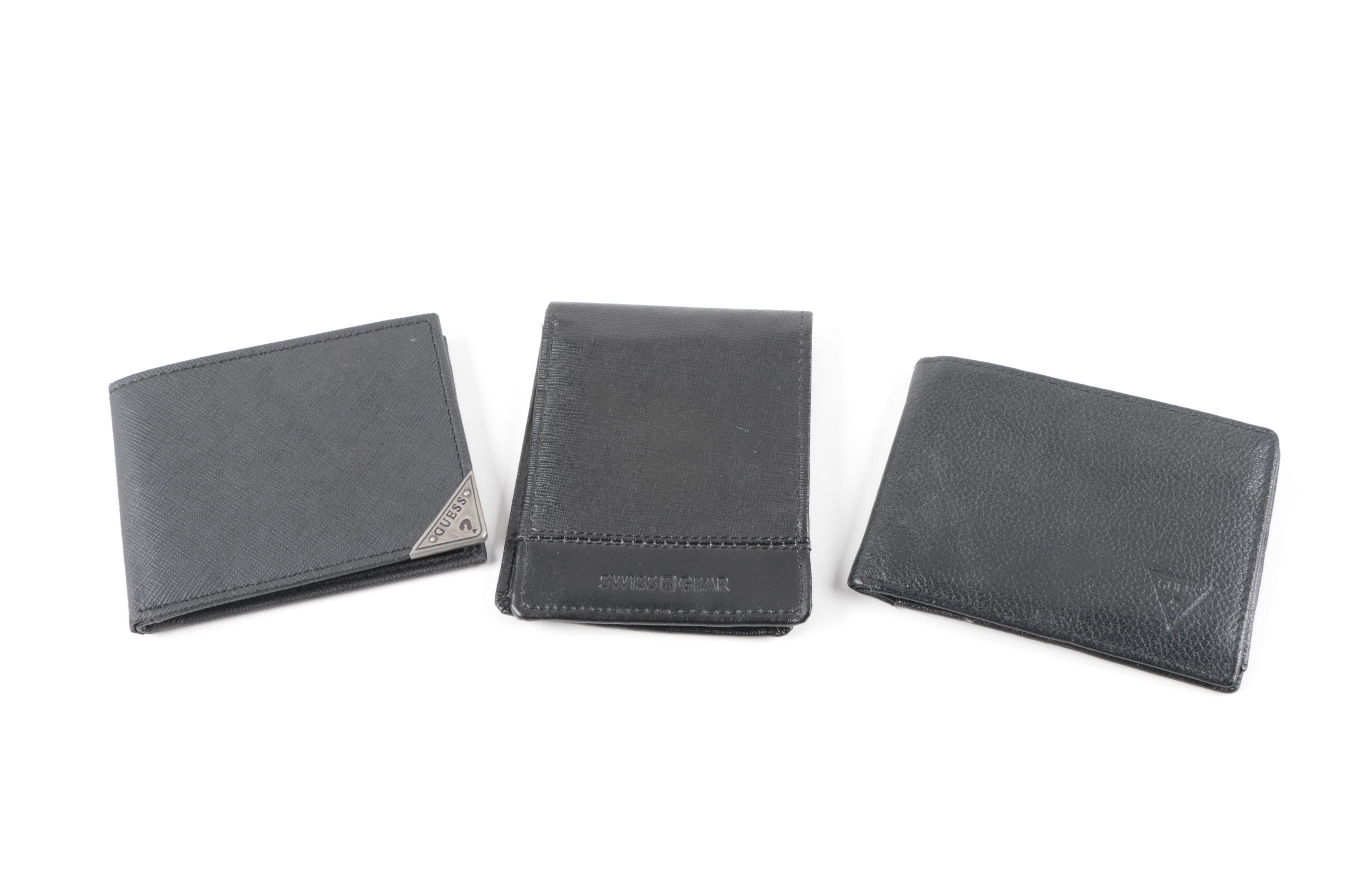 Men's Leather Wallets Including Guess