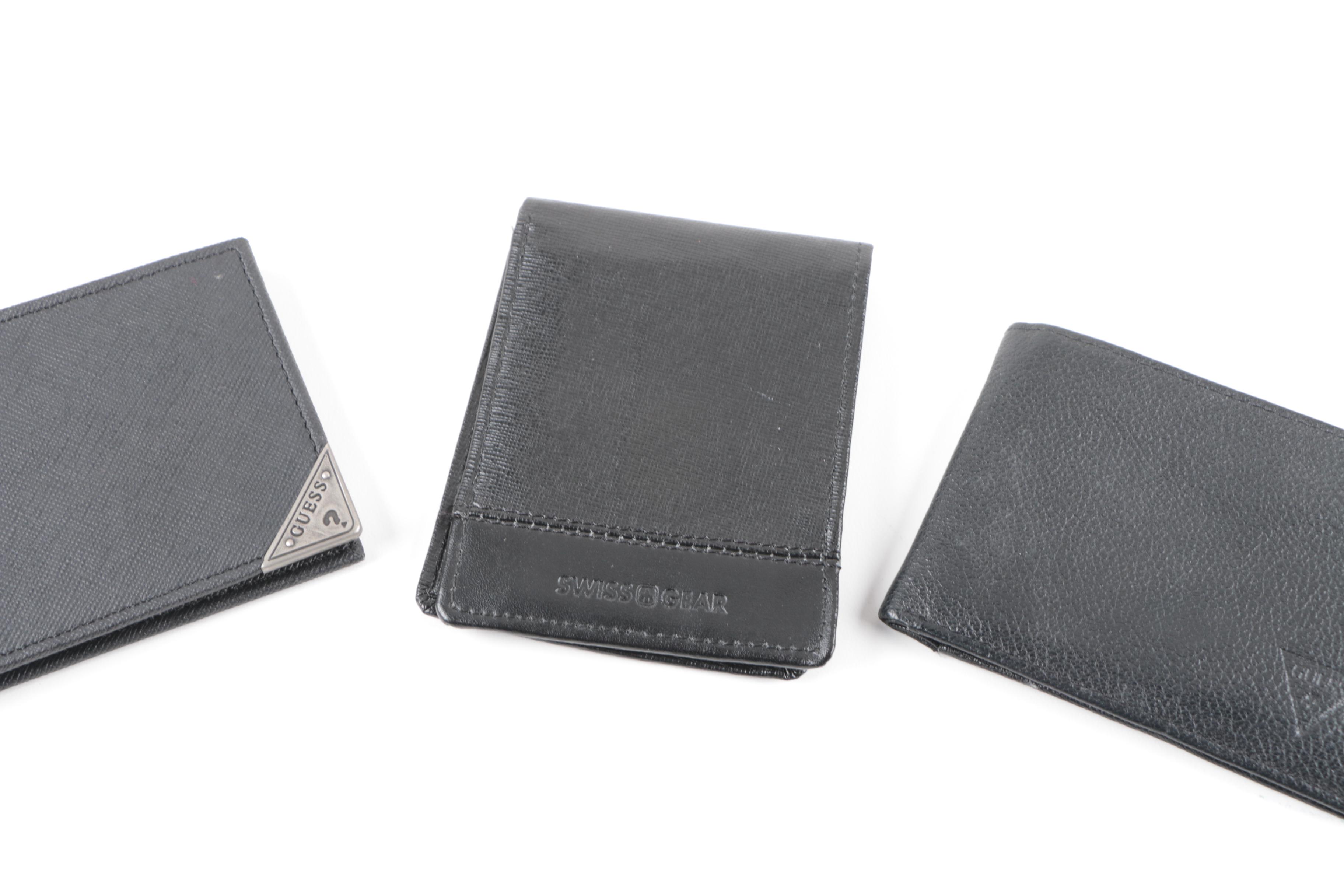 Men's Leather Wallets Including Guess