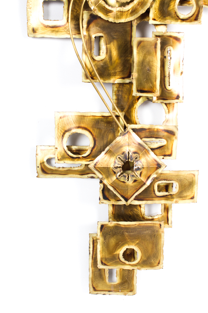 Robert Palmer Brutalist Abstract Metal Sculpture