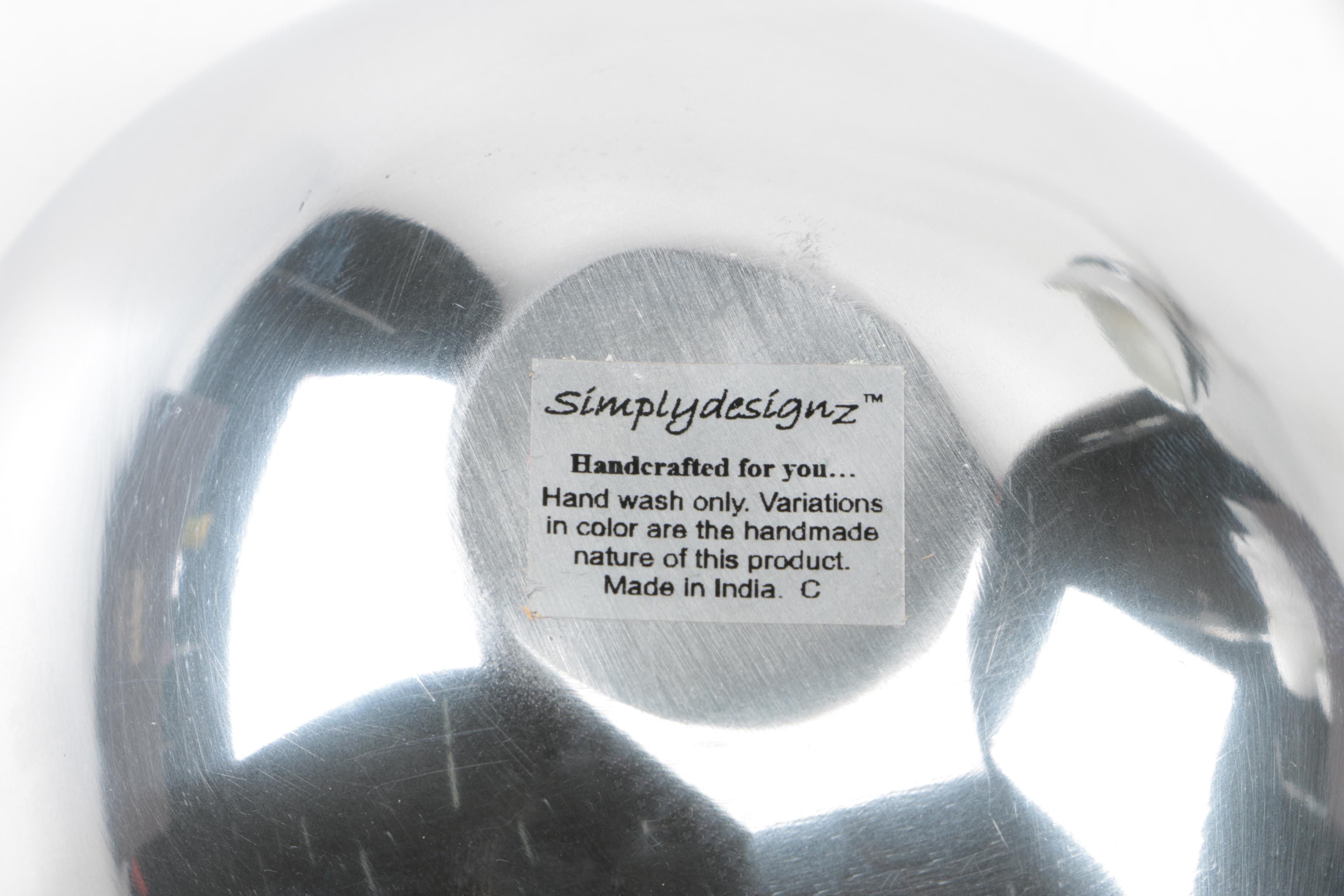 Simply Designz Modern Metals Nut Bowls