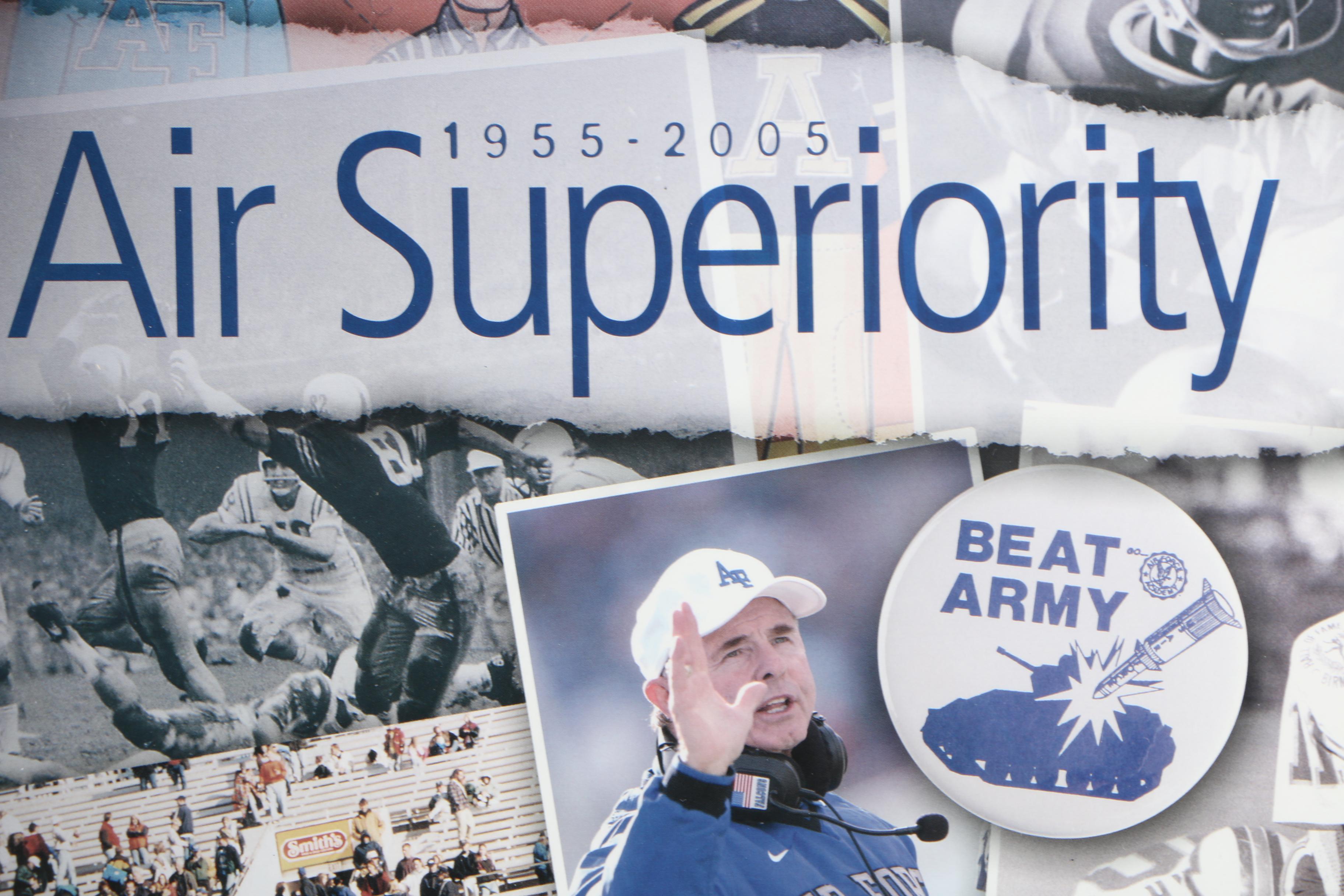 Offset Lithograph Poster on Paper for Air Force Falcons 2005 Schedule