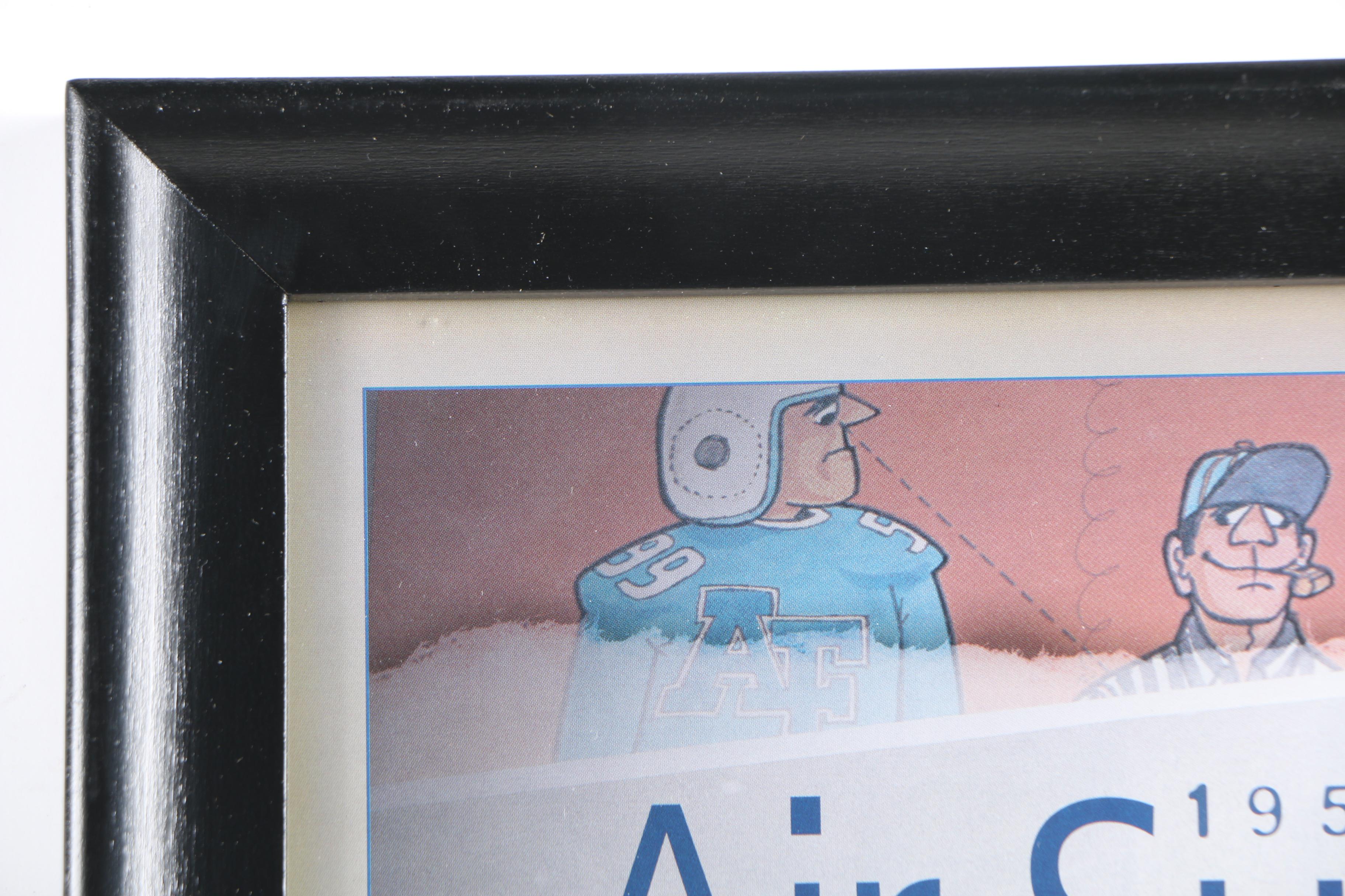 Offset Lithograph Poster on Paper for Air Force Falcons 2005 Schedule