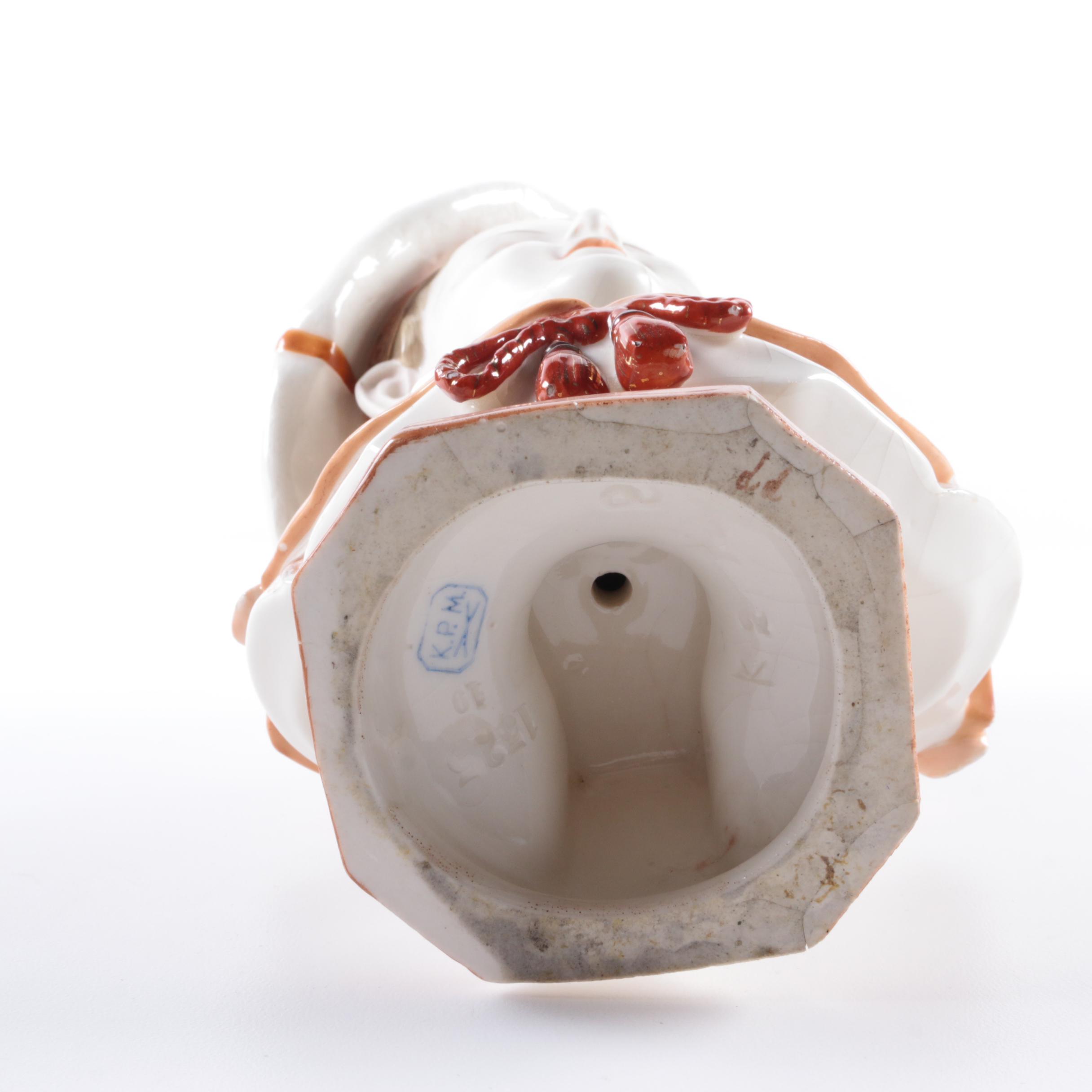 Antique Kister Porzellan-Manufaktur Porcelain Children Busts