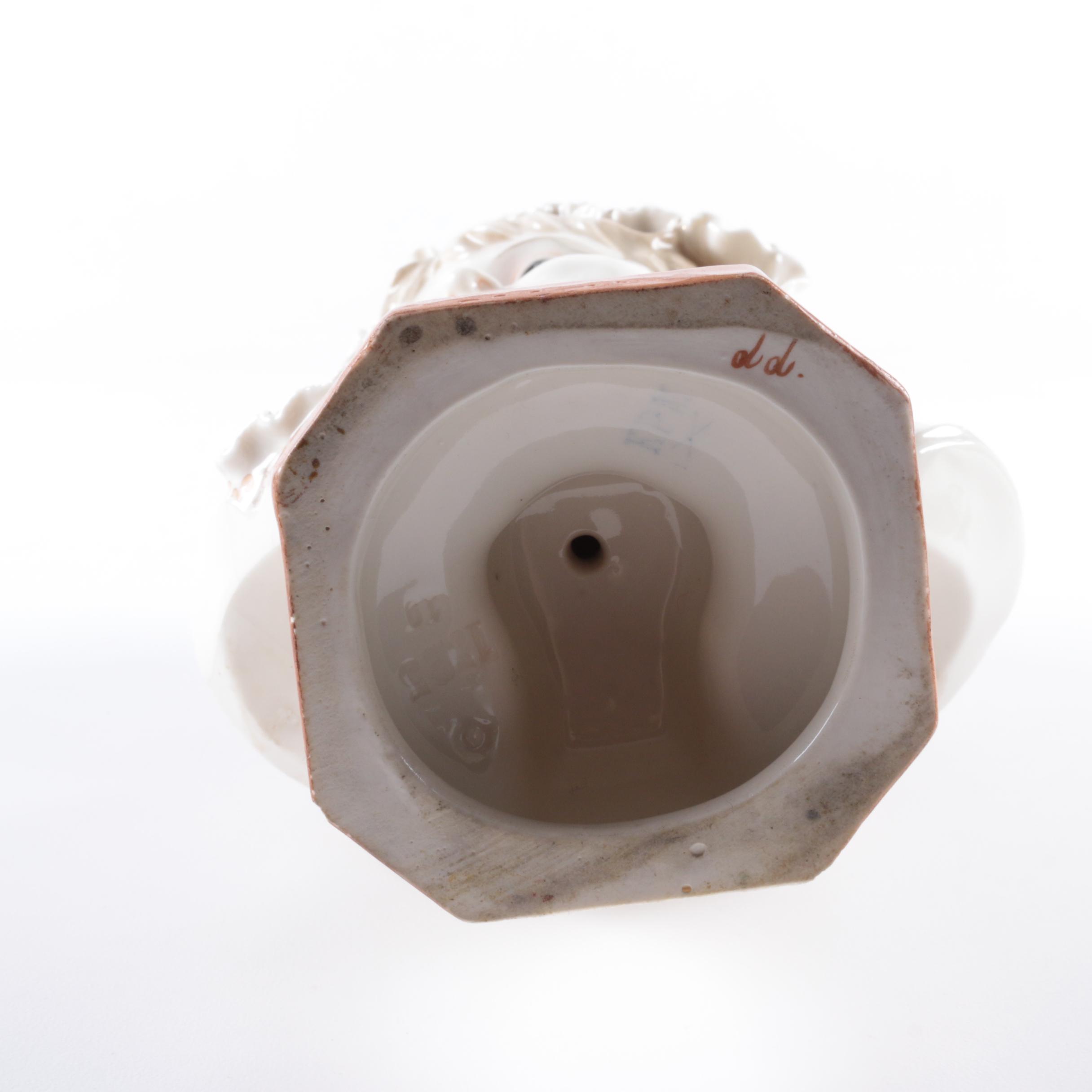 Antique Kister Porzellan-Manufaktur Porcelain Children Busts