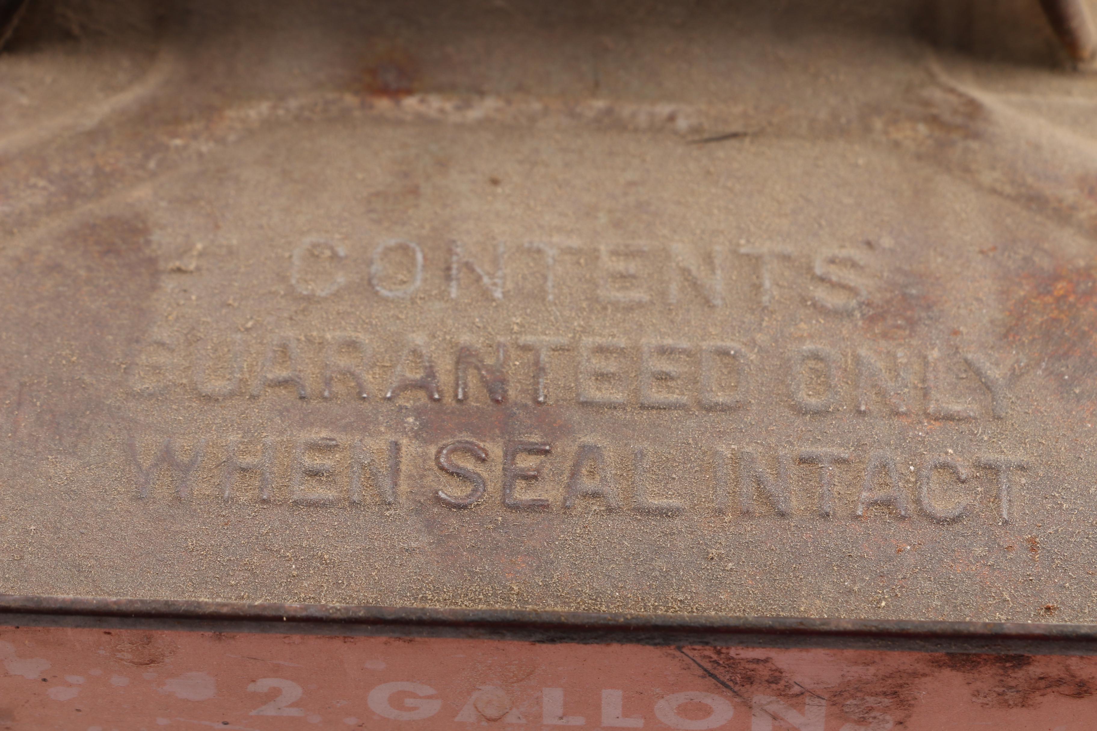 Vintage Sears Roebuck and Co. Motor Oil Can