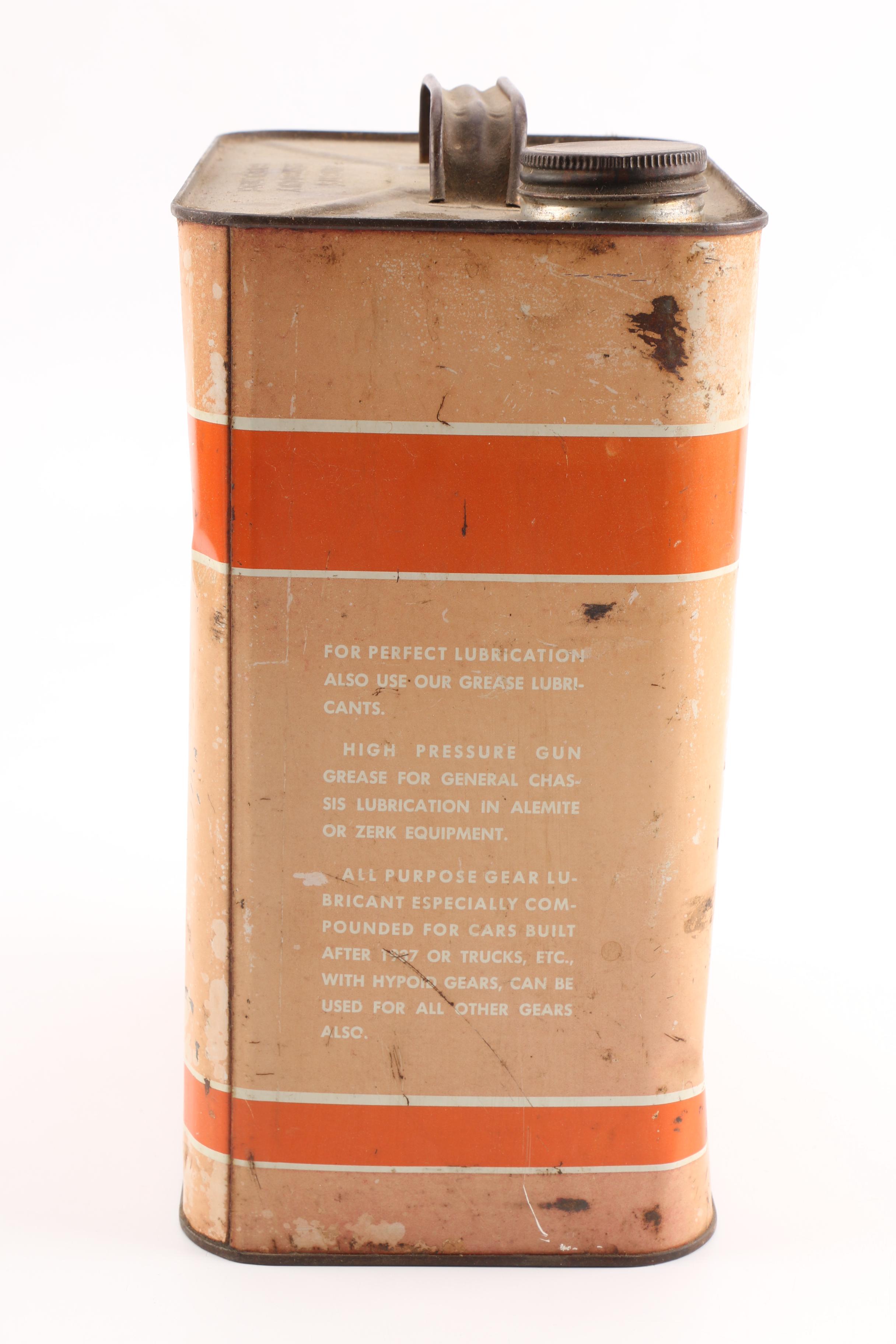 Vintage Sears Roebuck and Co. Motor Oil Can