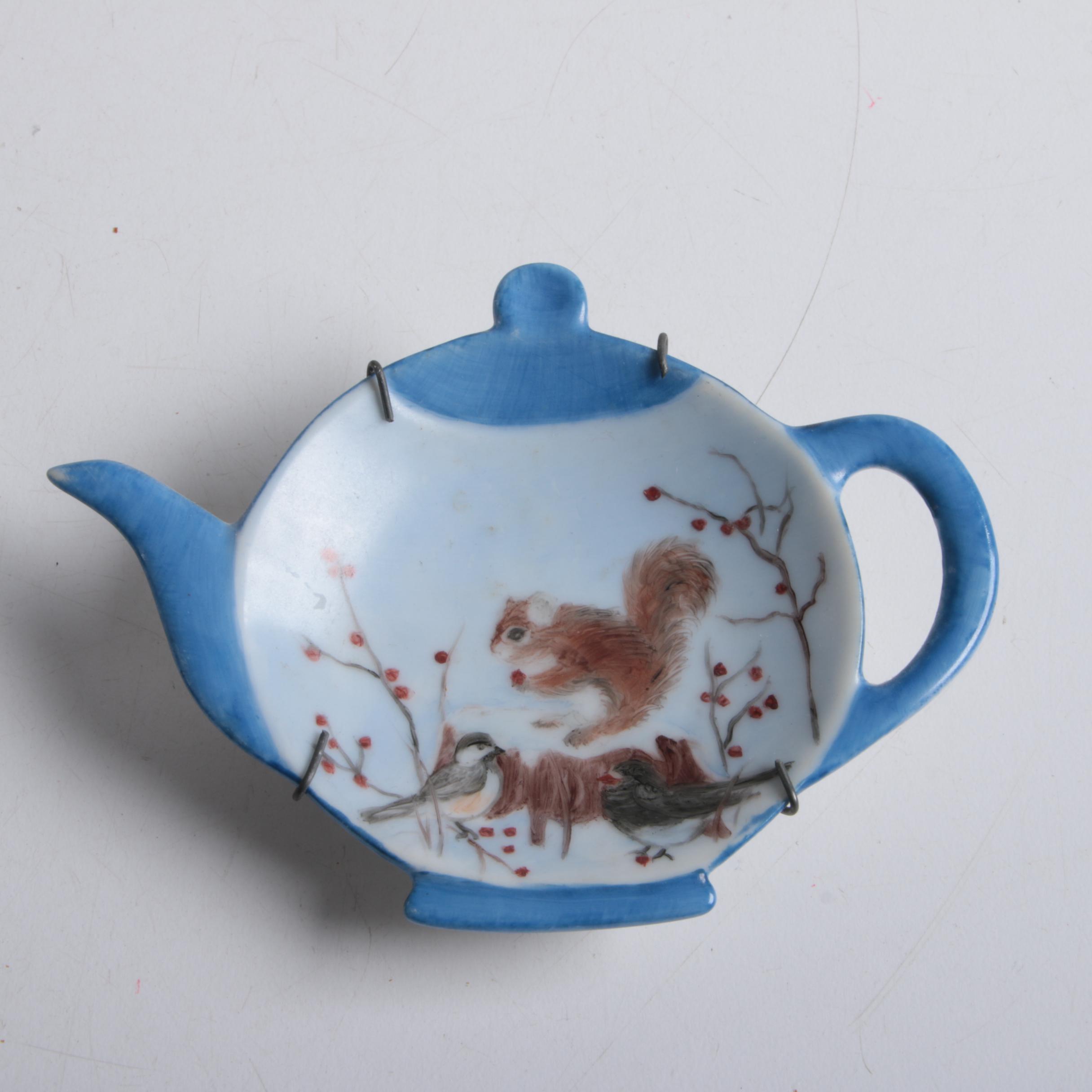 Porcelain, Ceramic, and Crystal Tea Bag Holders