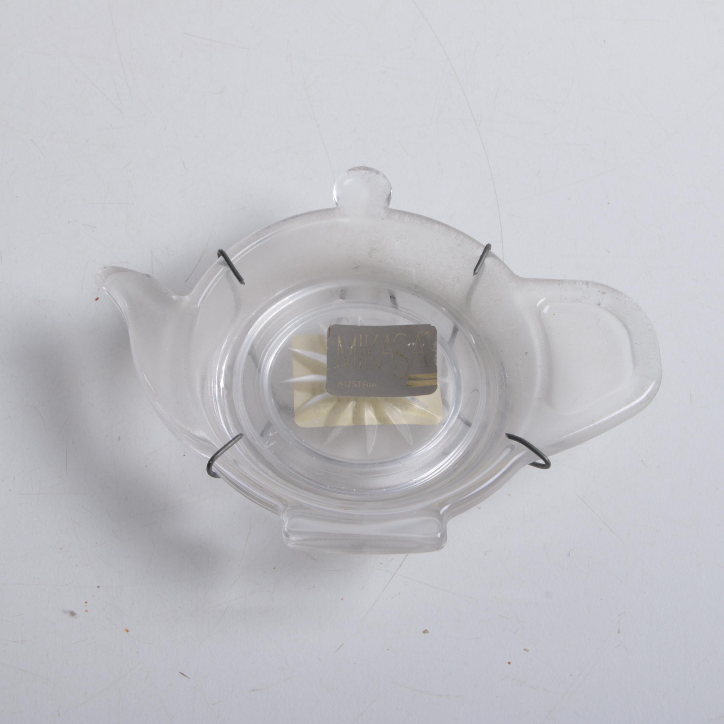 Porcelain, Ceramic, and Crystal Tea Bag Holders