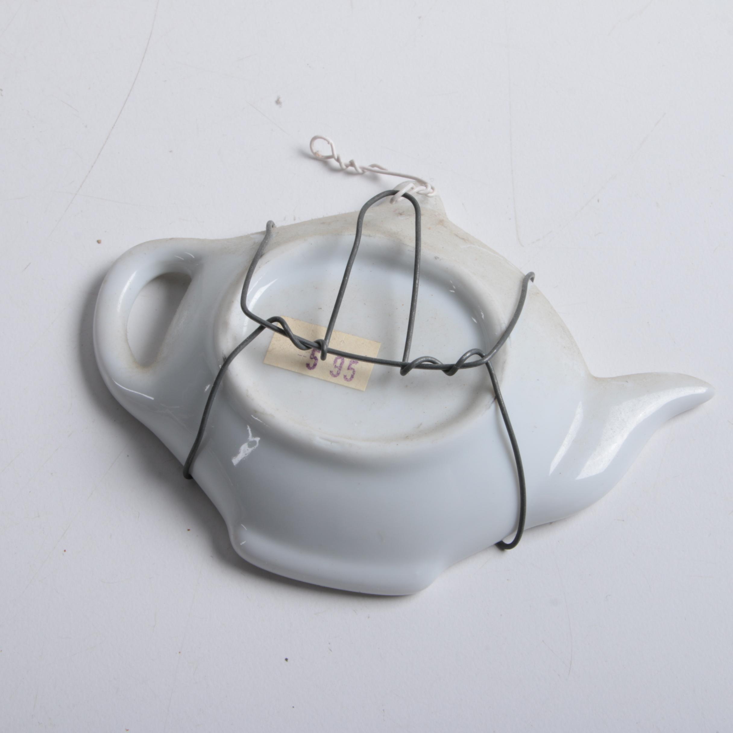 Porcelain, Ceramic, and Crystal Tea Bag Holders