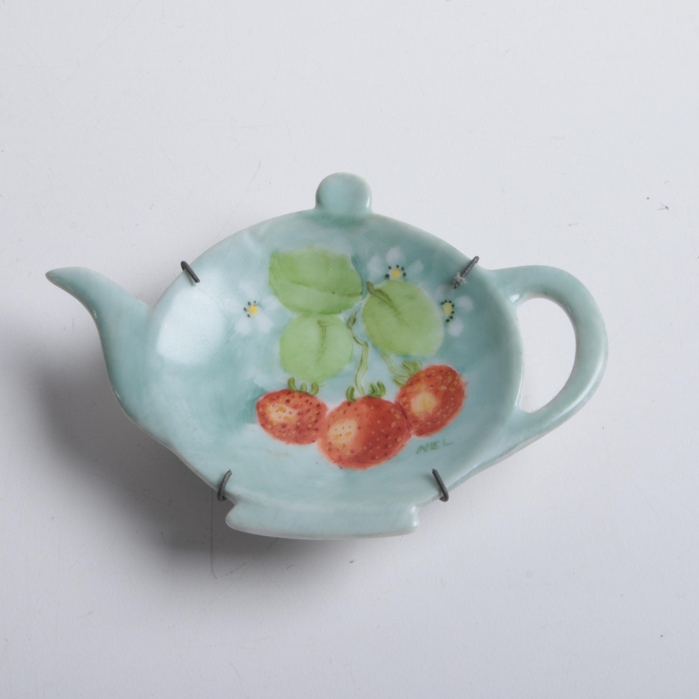 Porcelain, Ceramic, and Crystal Tea Bag Holders