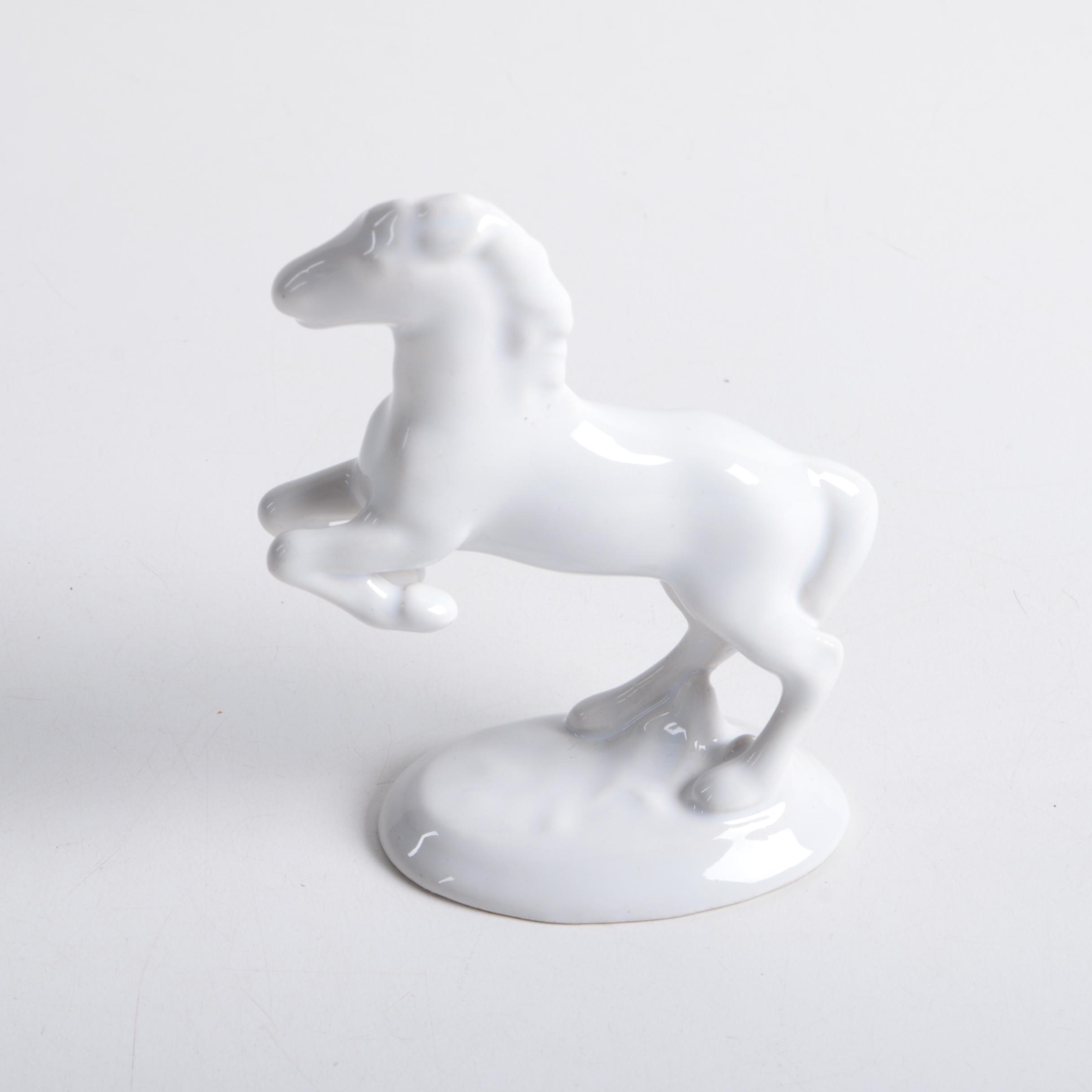 Austrian Porcelain Horse Figurine